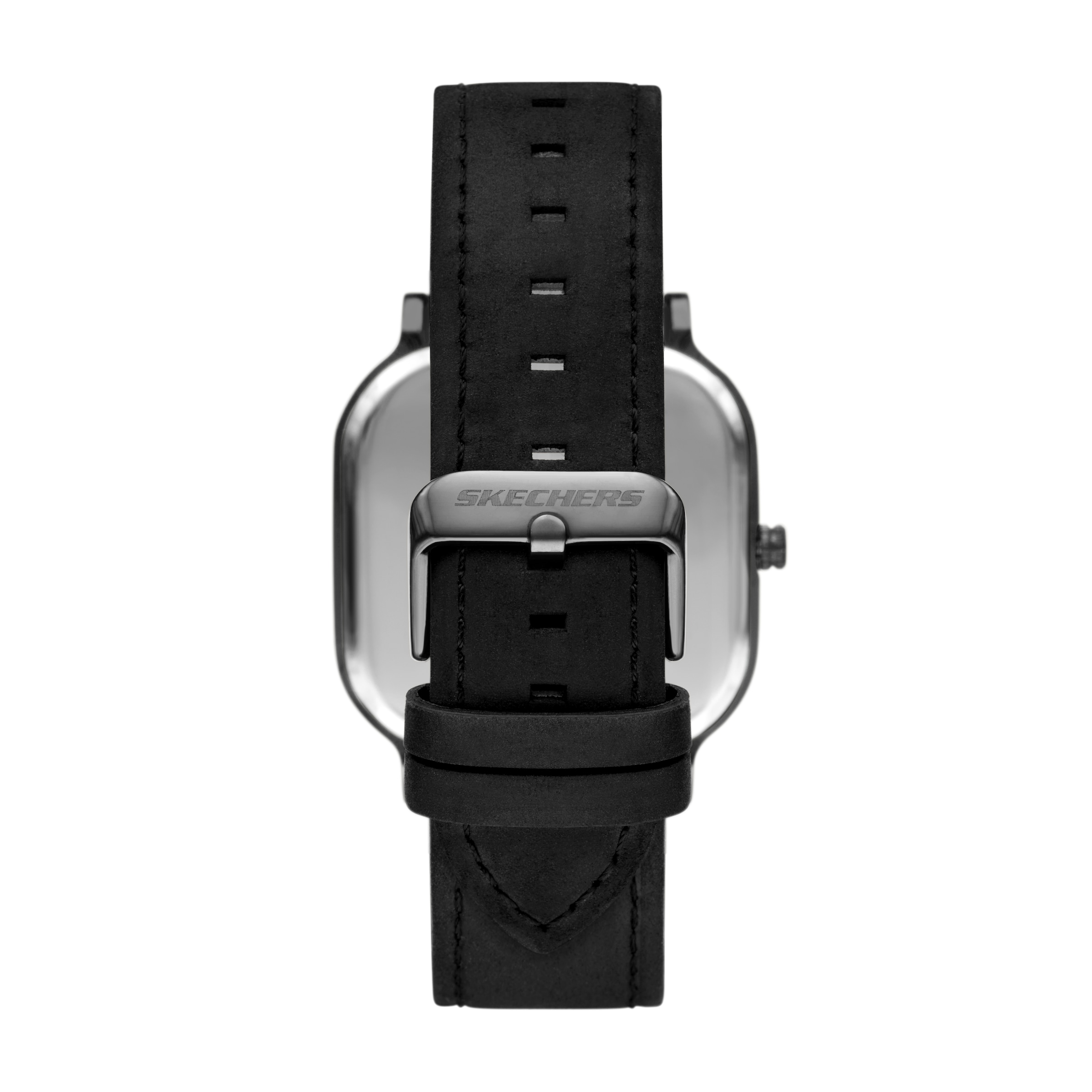Skechers Quarzuhr »Bremerton« Armbanduhr, Lederarmband, analog, Tag