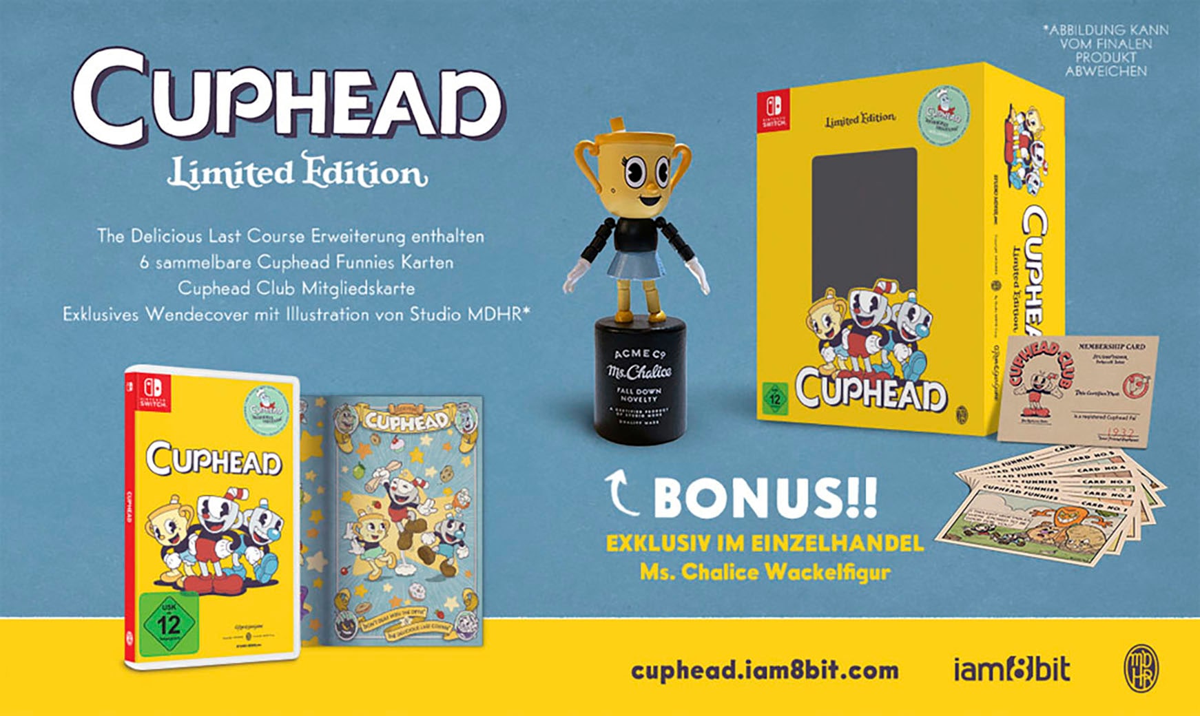 Skybound Games Spielesoftware »Switch Cuphead - Limited Edition«, Nintendo Switch