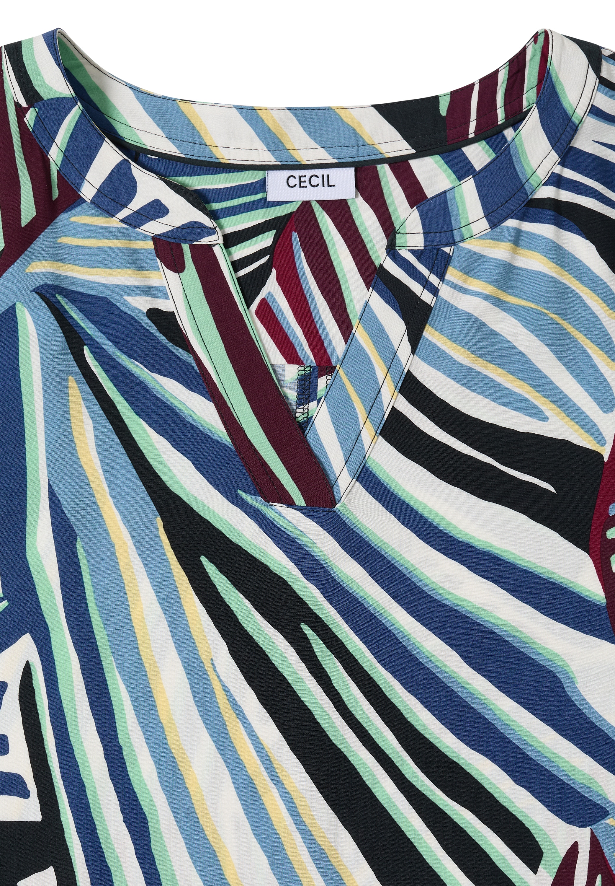 Cecil Sommerkleid Eingrifftaschen aus Viskose