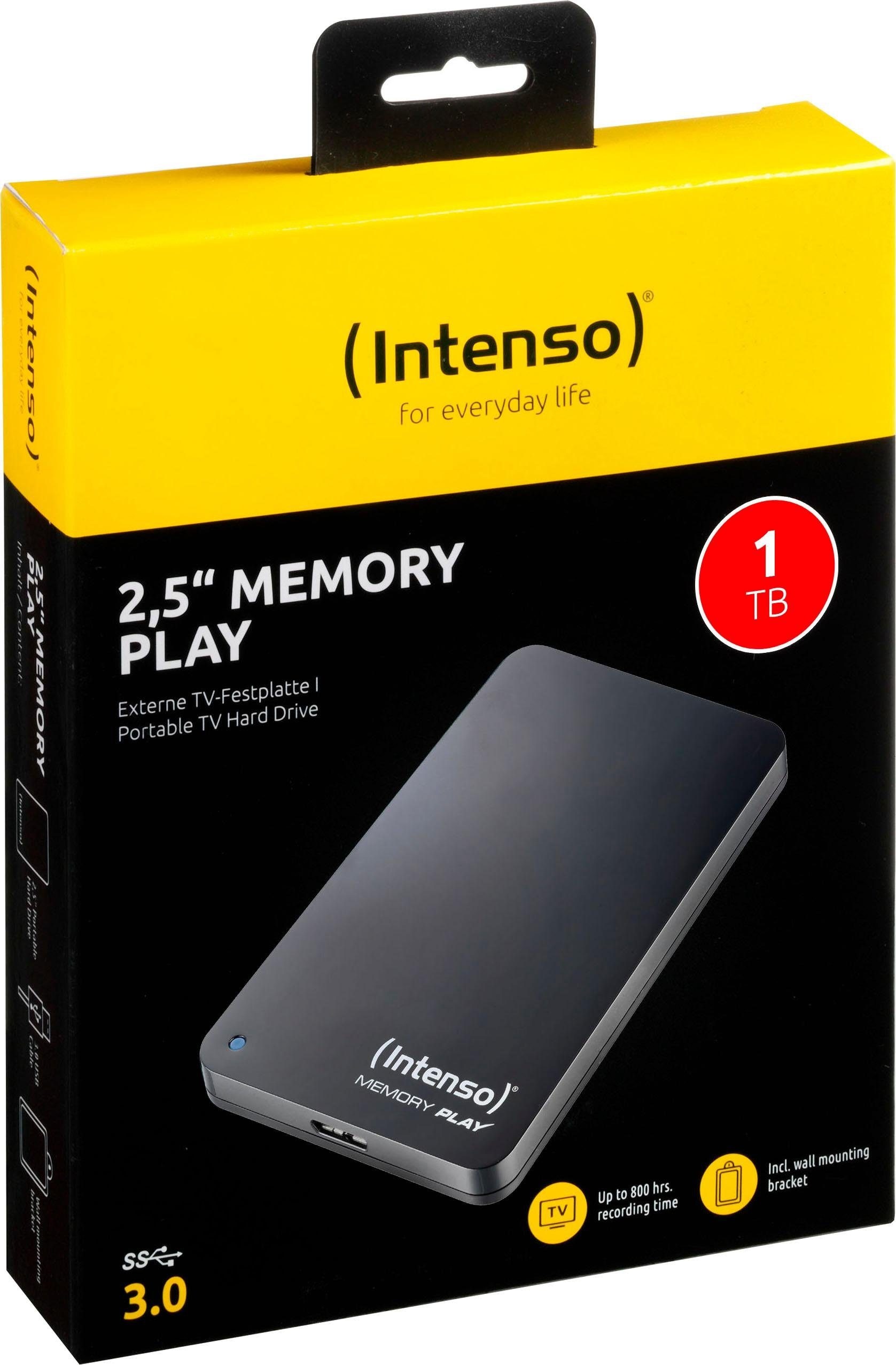 Intenso externe HDD-Festplatte »Memory Play, 2,5"«, 2,5 Zoll, Anschluss USB 3.0