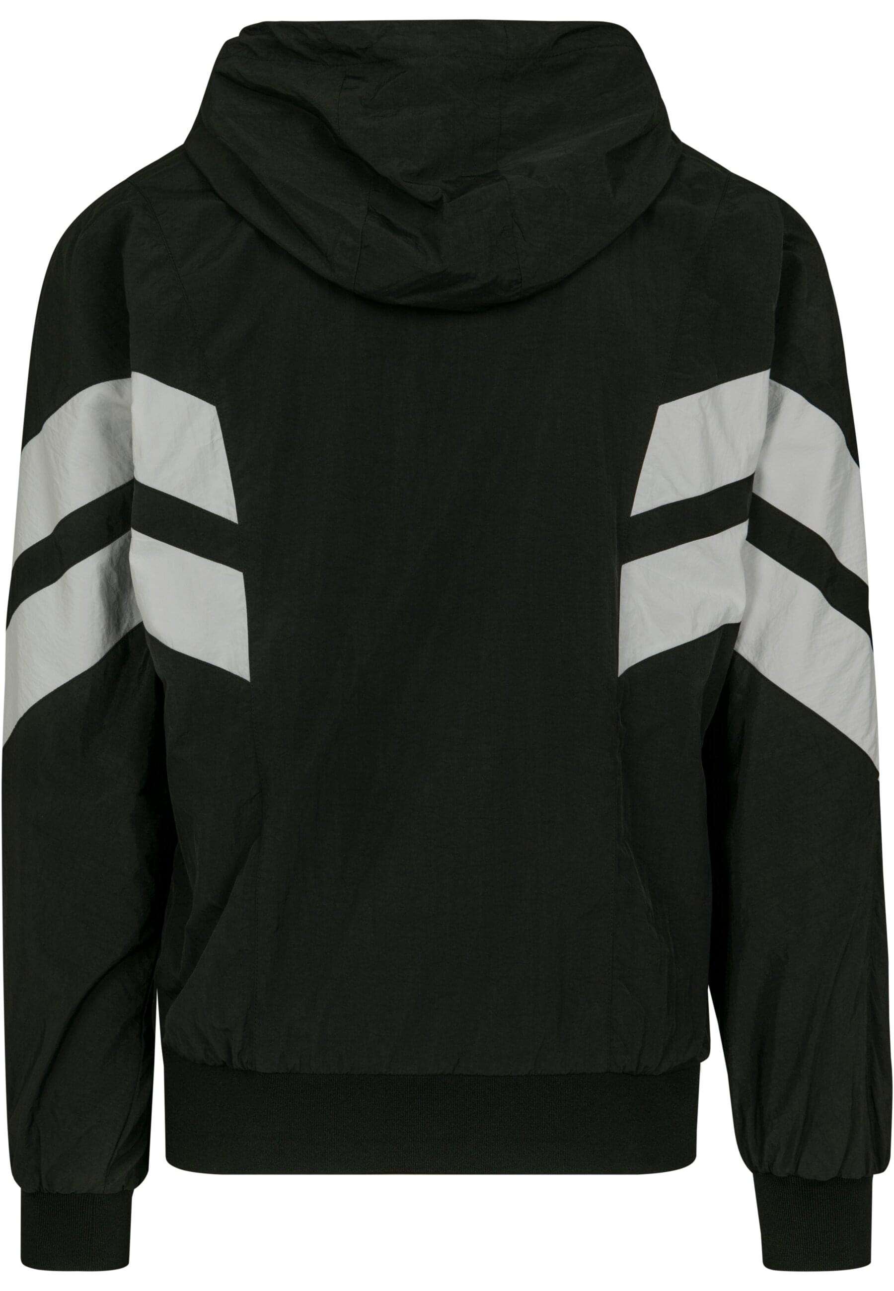 URBAN CLASSICS Allwetterjacke »Urban Classics Herren Crinkle Panel Track Jacket«, (1 St.), mit Kapuze