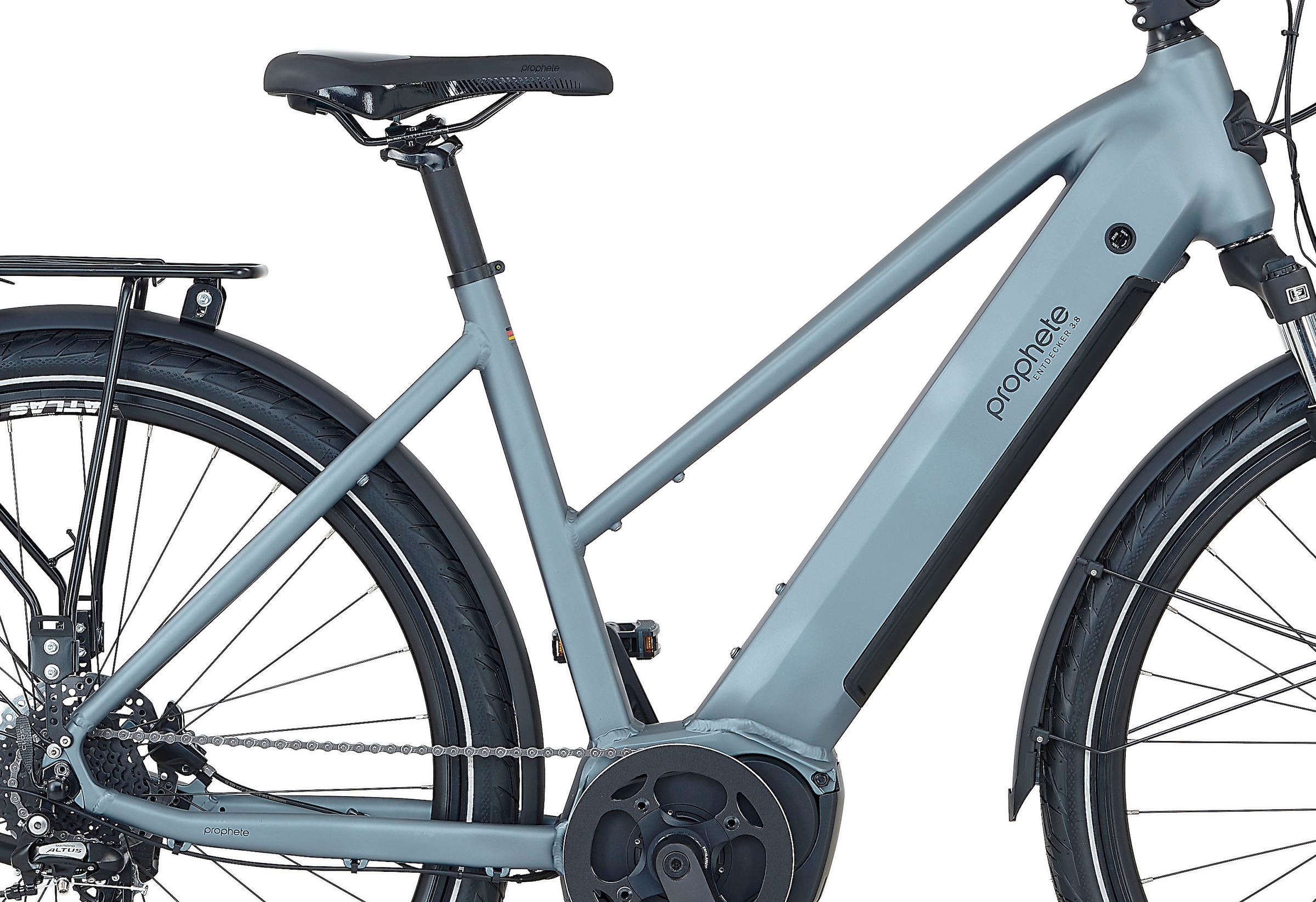 Prophete E-Bike »Entdecker 3.8«, 8 Gang, Shimano, Altus, Mittelmotor 250 W, Pedelec, Elektrofahrrad für Damen