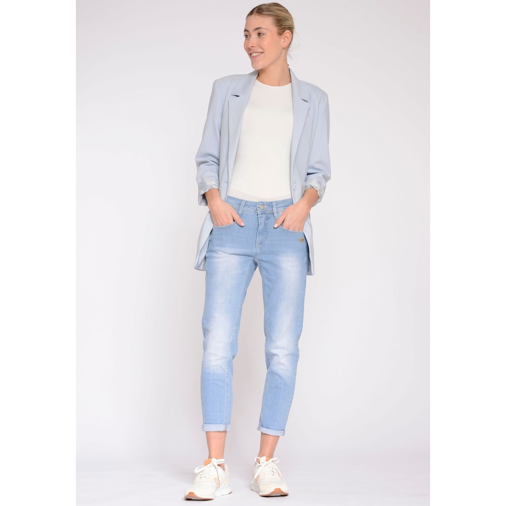 GANG Relax-fit-Jeans »94AMELIE CROPPED«, mit Abriebeffekten