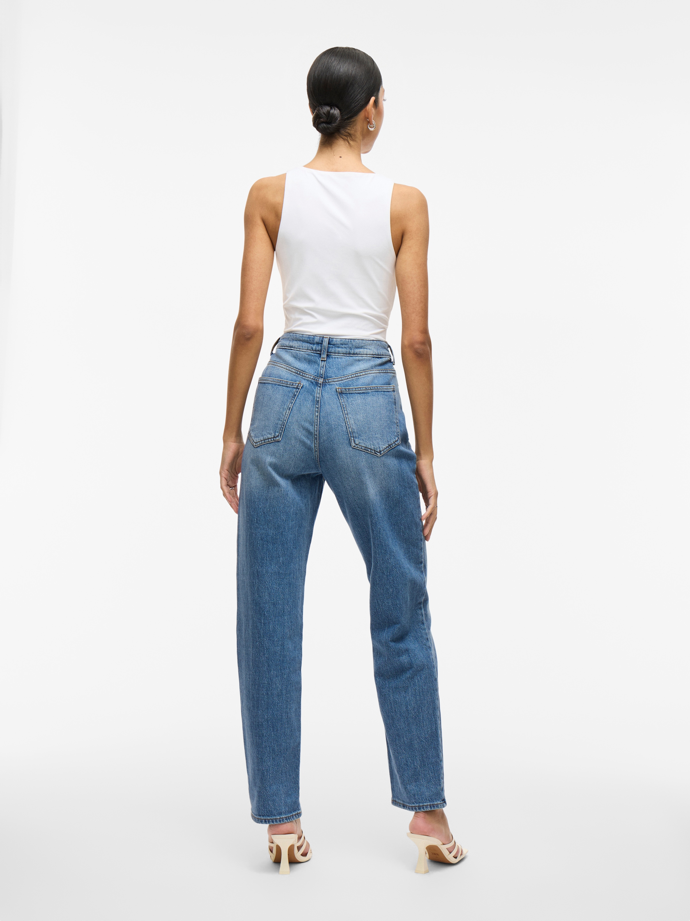 Vila High-waist-Jeans »VIKELLY JAF HW STRAIGHT JEANS-NOOS«