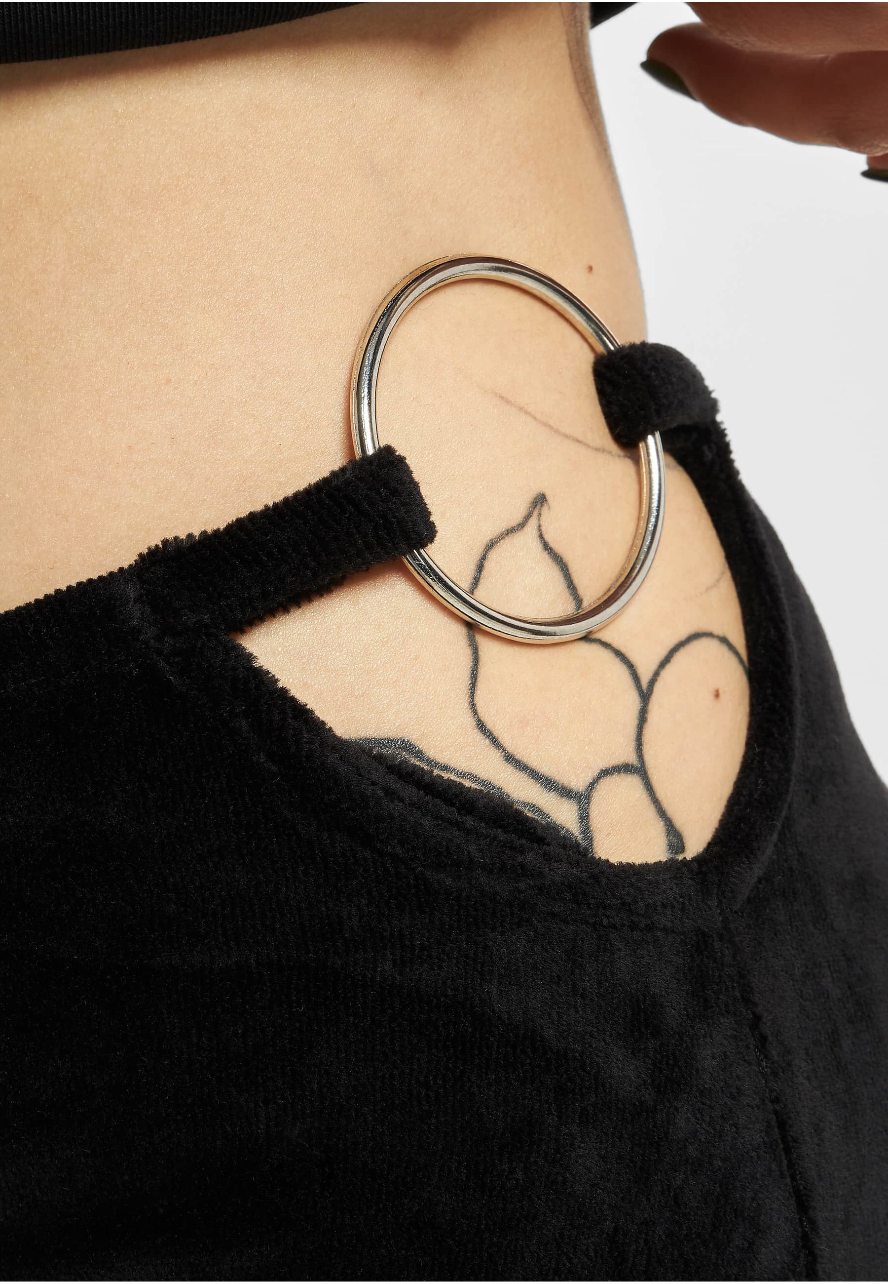 Karl Kani Leggings »Karl Kani Damen KW223-016-1 KK OG Velvet Flared Leggings«