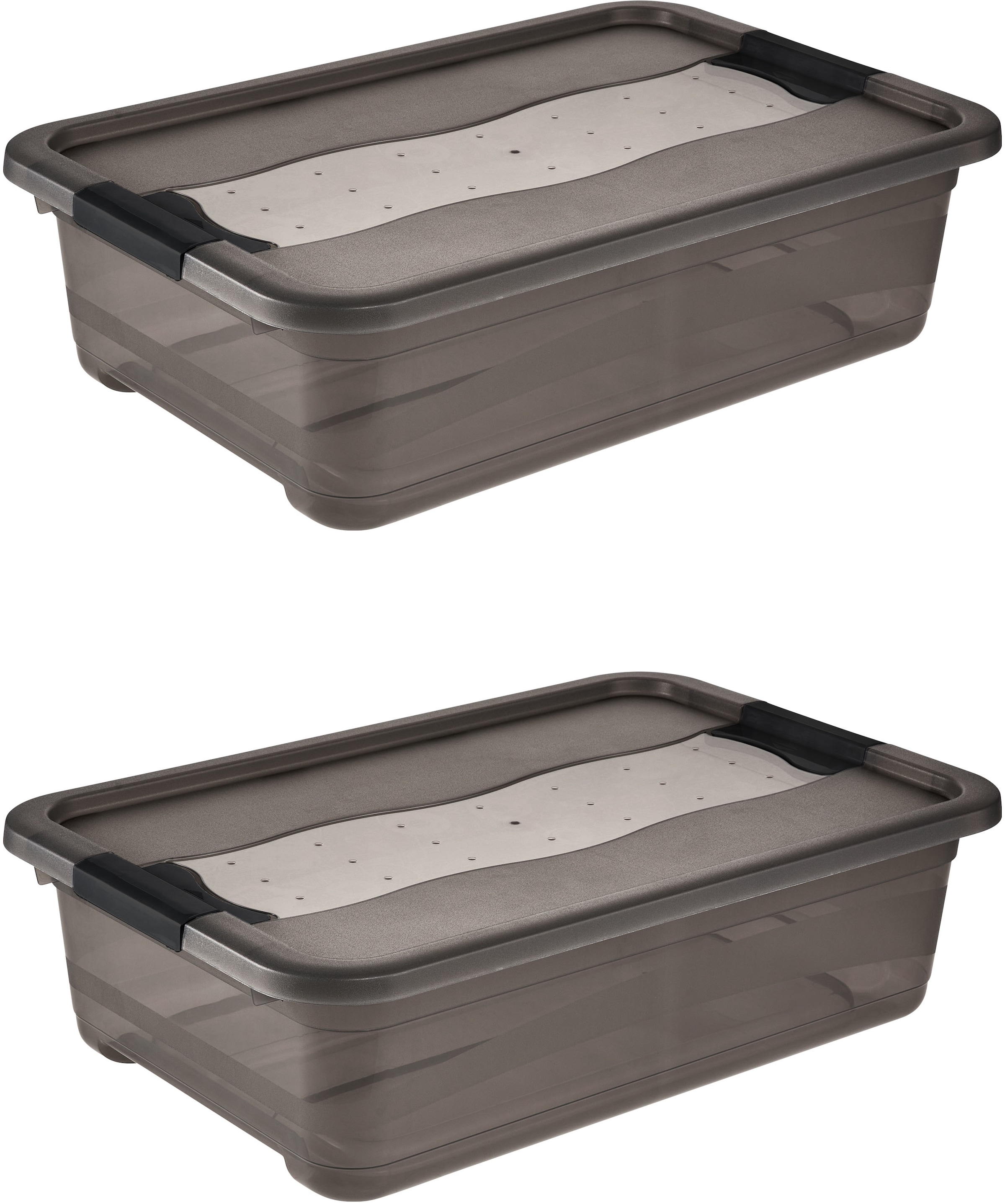 keeeper Aufbewahrungsbox "Cornelia, 2er Set, 28 L, 59 x 39 x 19,5 cm" durch günstig online kaufen