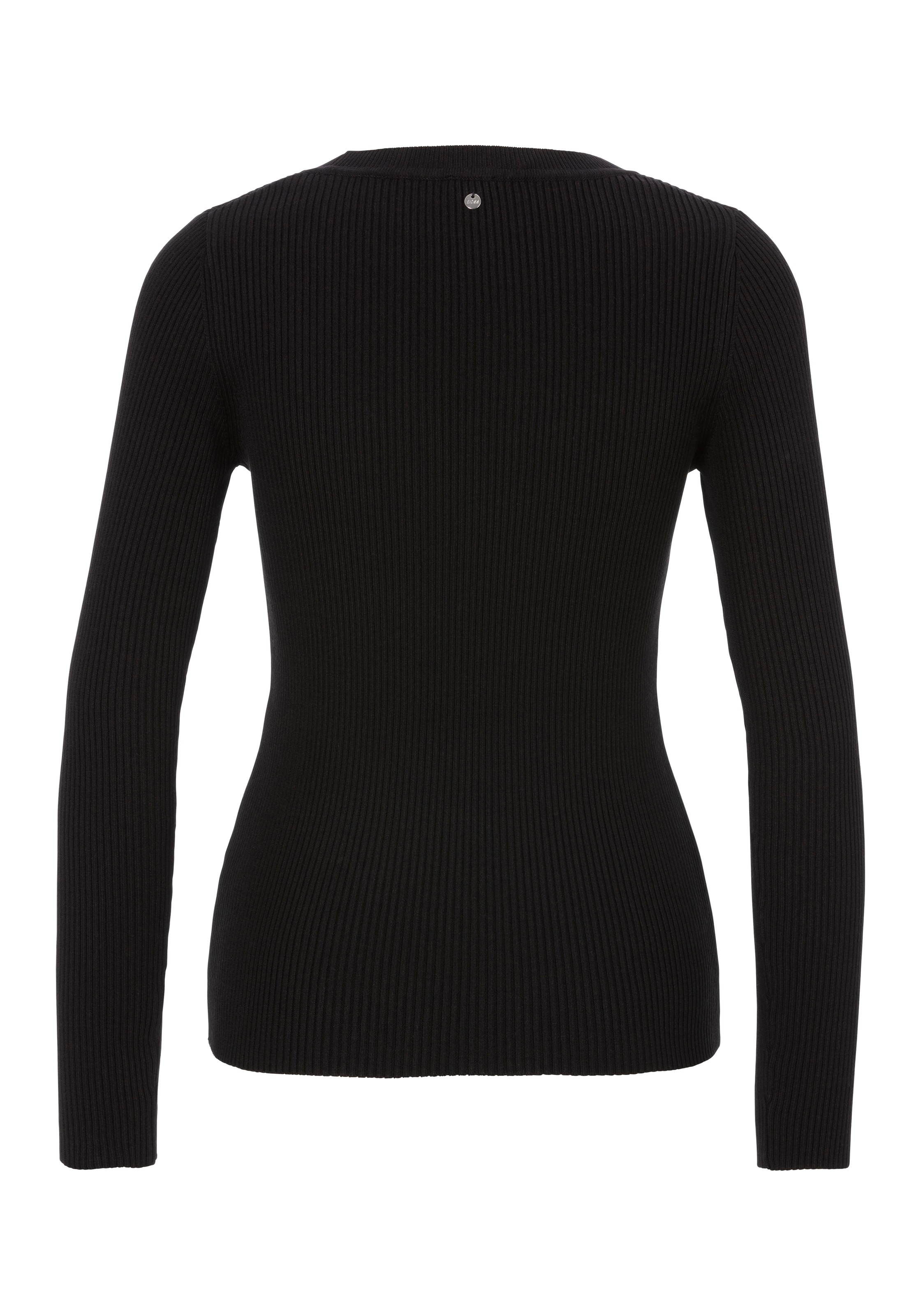 BOSS ORANGE Strickpullover "Faradiso Premium Damenmode", mit tiefem Ausschn günstig online kaufen