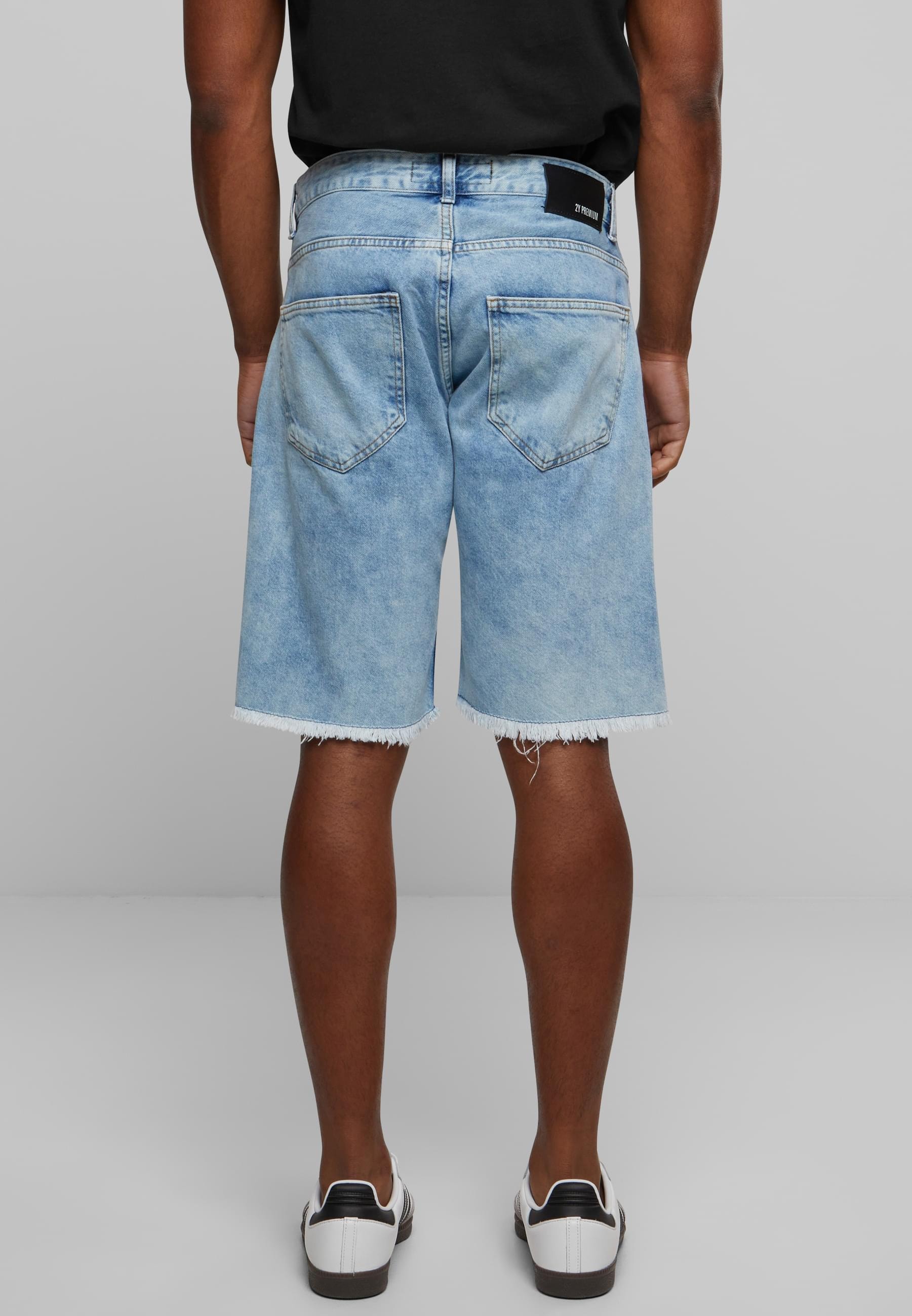 2Y Studios Shorts »2Y Studios Herren 2Y Destroyed Denim Shorts«