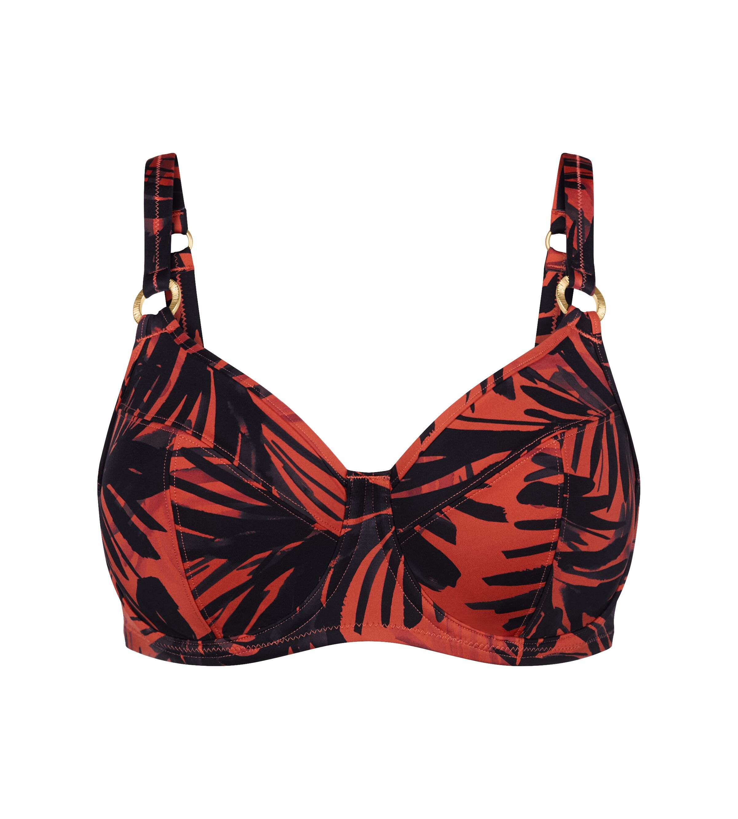 Triumph Bügel-Bikini-Top »Summer Palm W 01« Minimizer - verkleinert die Brust optisch um eine Cup-Größe