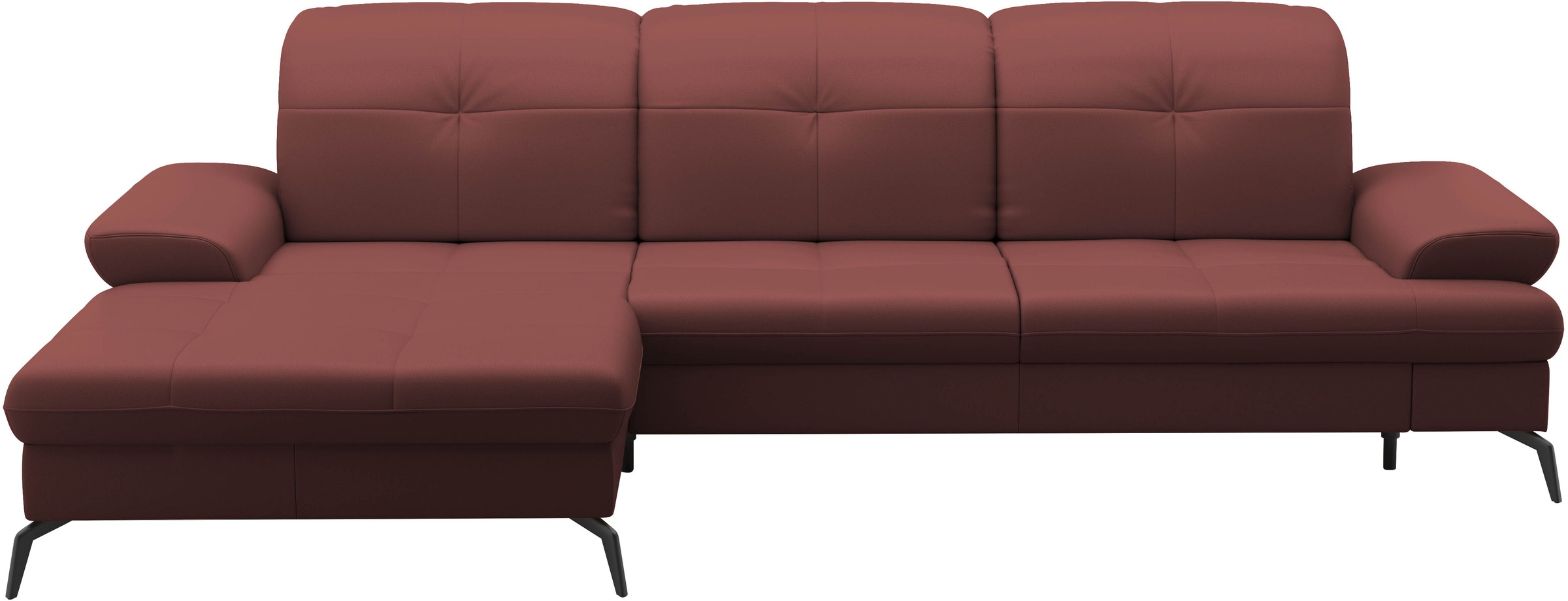 sit&more Ecksofa "Amica, L-Form, inkl. Sitztiefenverstellung & Armteilverst günstig online kaufen