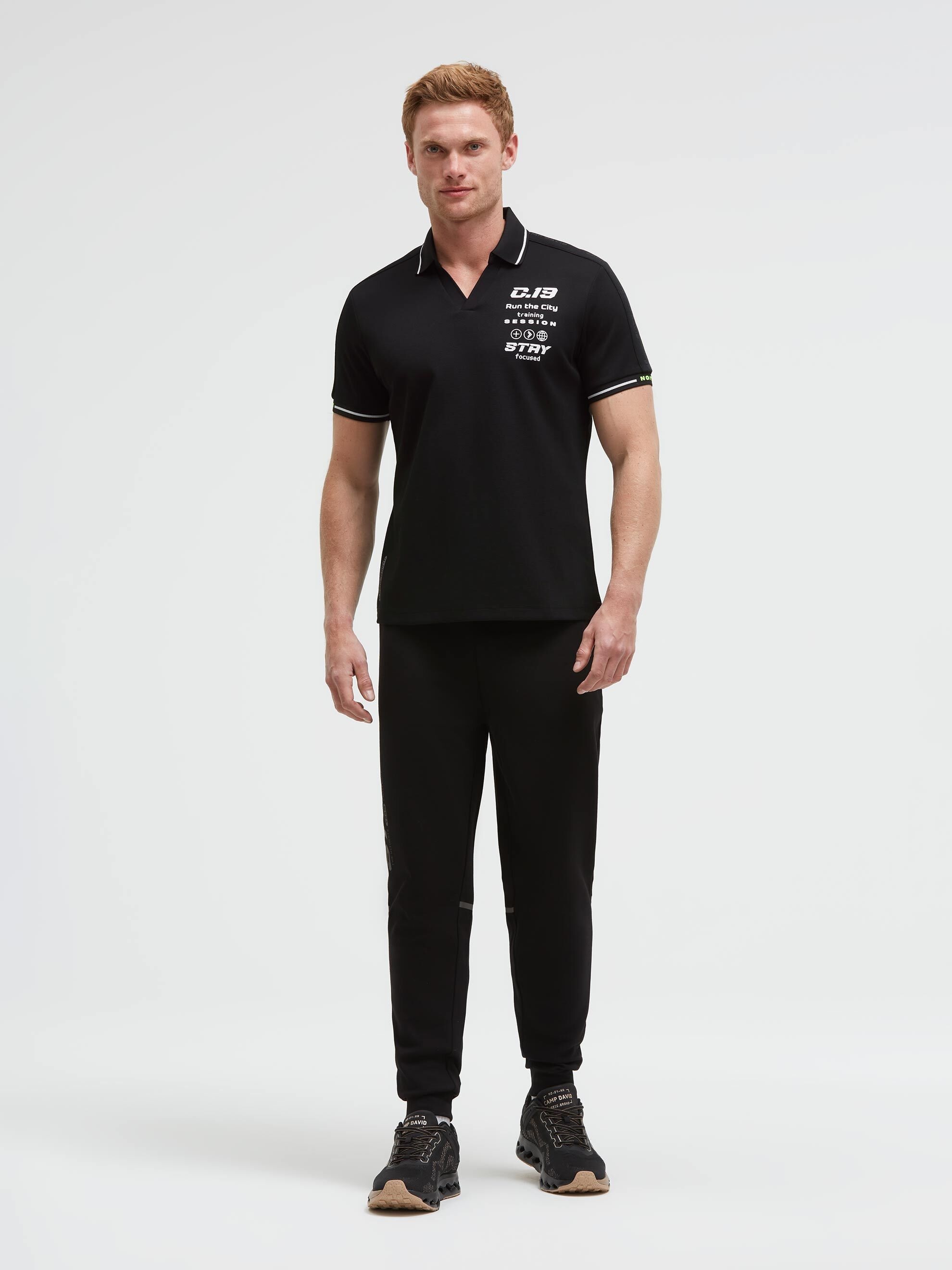 CAMP DAVID Poloshirt mit Print
