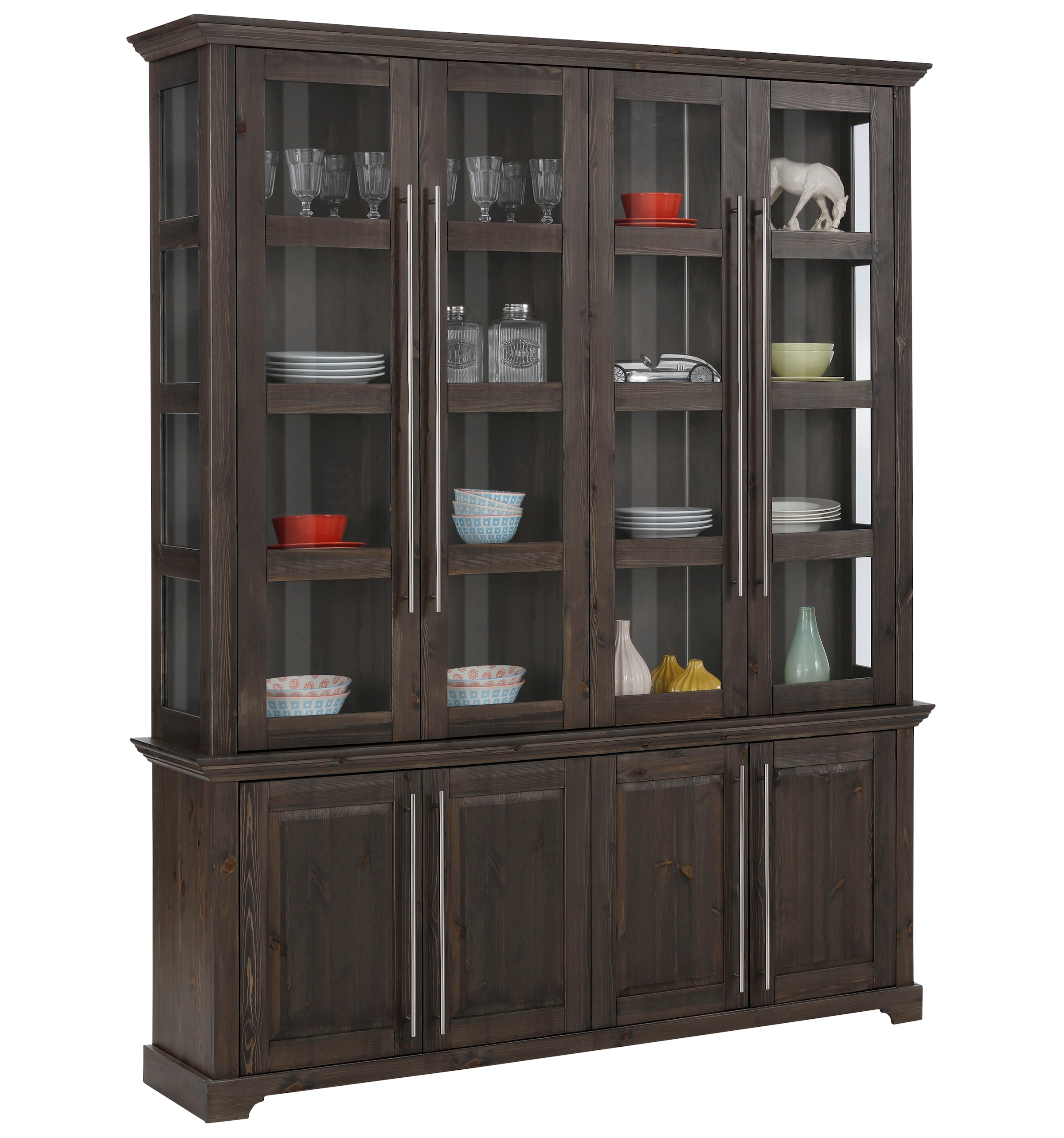 Massivholz Home BAUR affaire Vitrine »Meliss«, Aus |