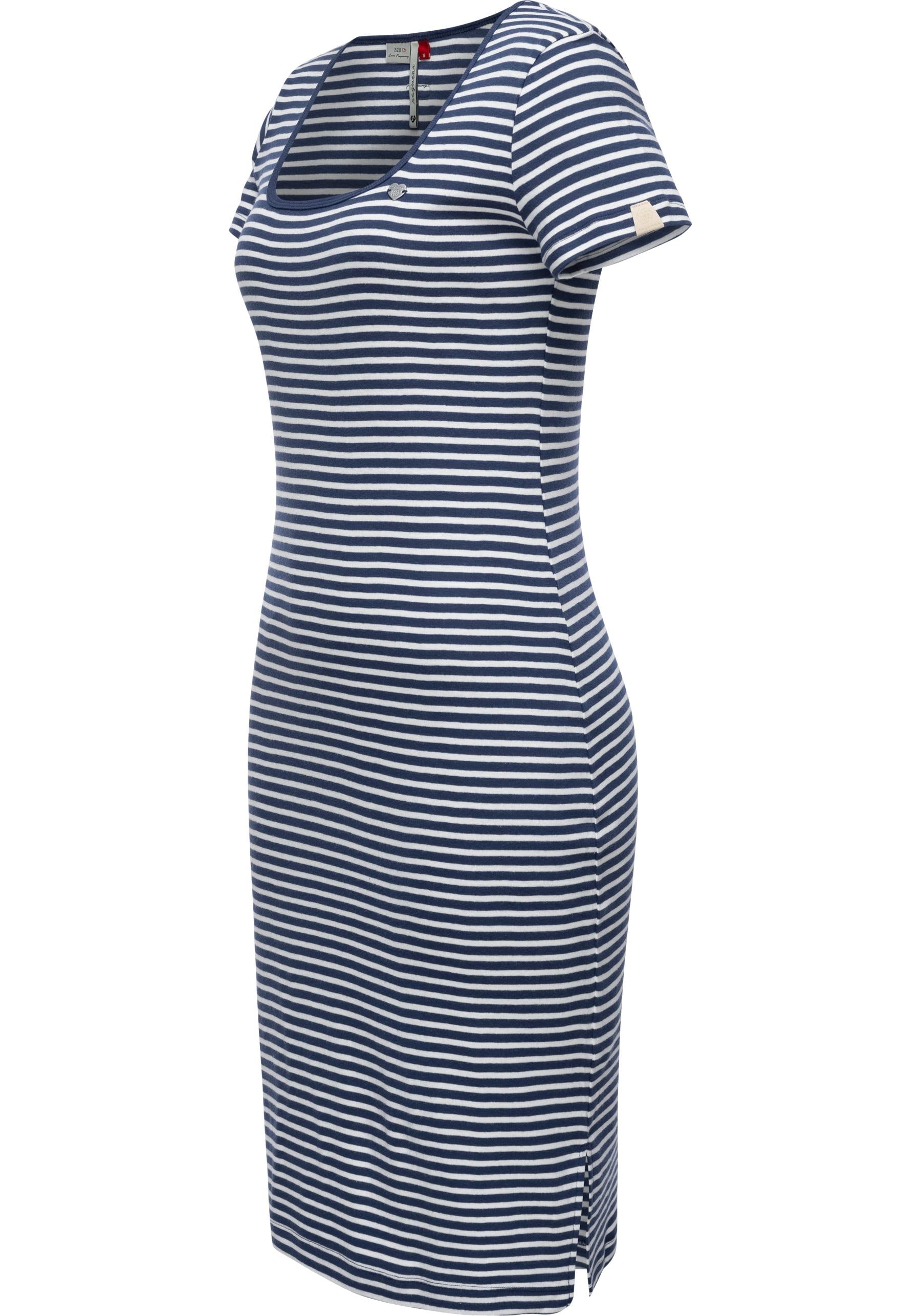 Ragwear Shirtkleid »Kimber« Eingrifftaschen stylisches gestreiftes Damen Sommerkleid
