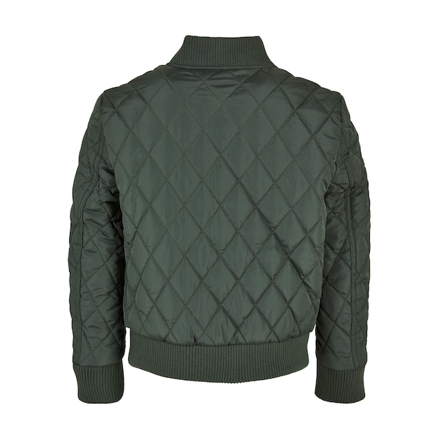 URBAN CLASSICS Outdoorjacke »Herren Boys Diamond Quilt Nylon Jacket«, (1 St.),  ohne Kapuze für kaufen | BAUR