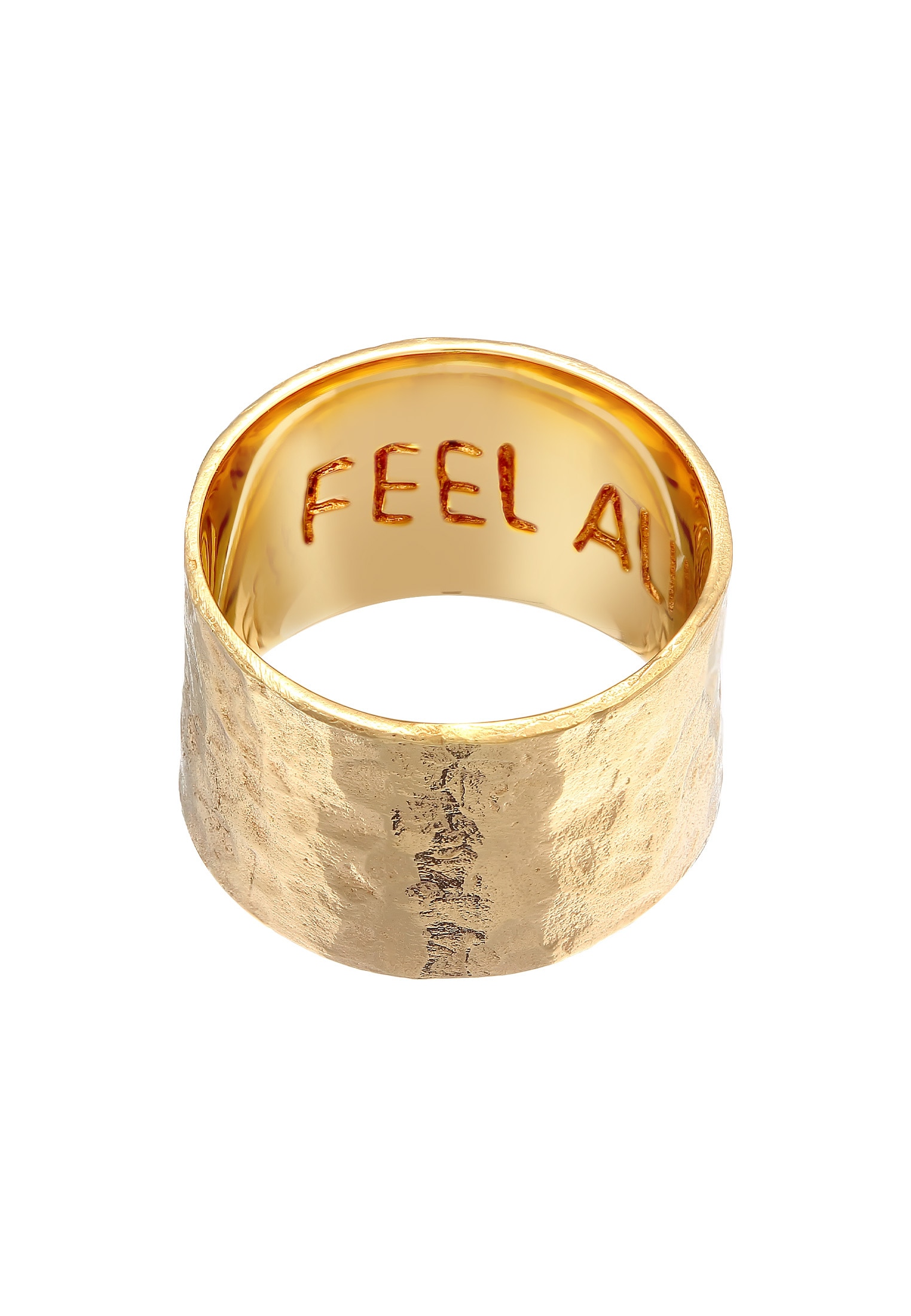 HAZE & GLORY Silberring »Ring Bandring - Feel Alive 925 Silber«