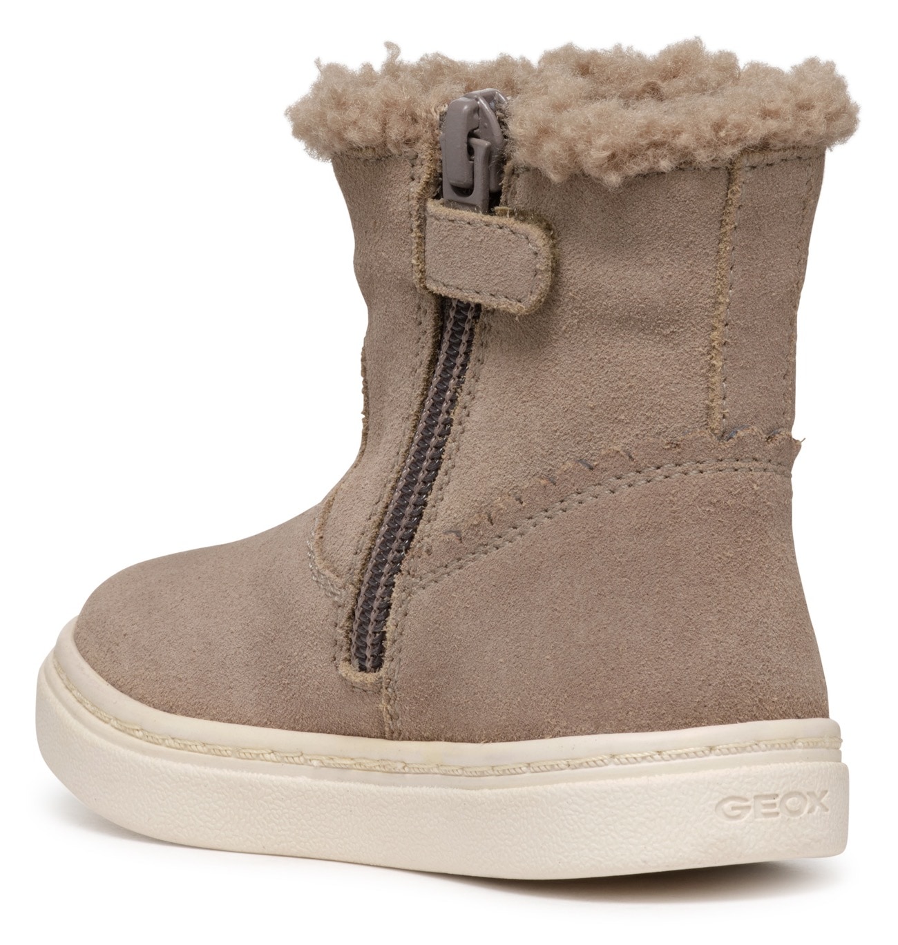 Geox Winterboots »B NASHIK GIRL A«, Klettstiefel, Babystiefel Winterstiefel mit süßem Patch