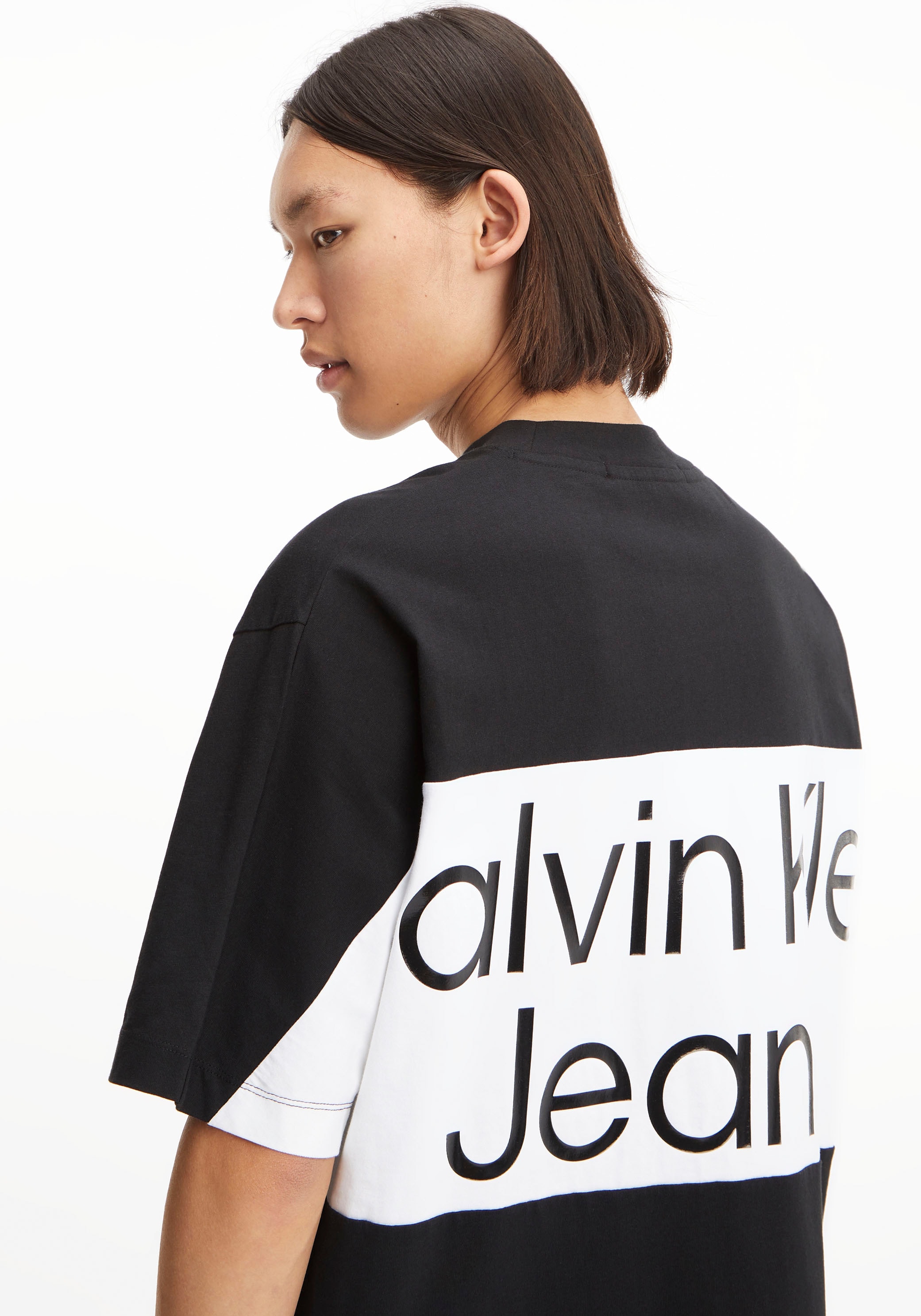 »BOLD | LOGO Jeans T-Shirt Rundhalsausschnitt mit COLORBLOCK TEE«, ▷ BAUR Calvin für Klein