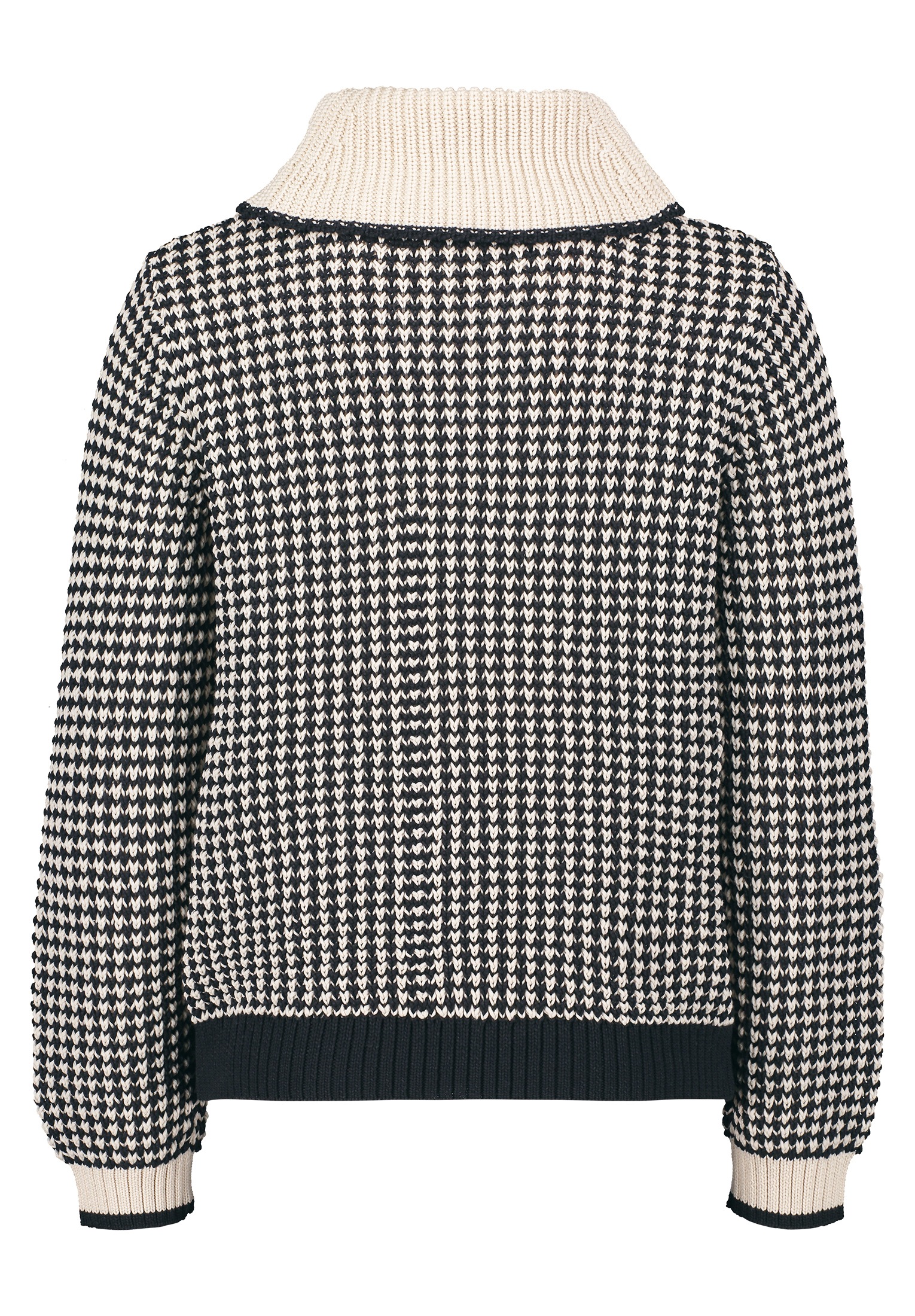 Betty&Co Strickpullover »Betty & Co Strickpullover mit Kragen«, (1 tlg.), Rippbündchen