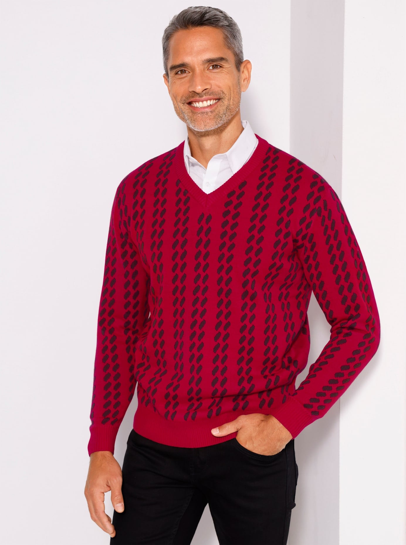 Classic V-Ausschnitt-Pullover "V-Pullover"