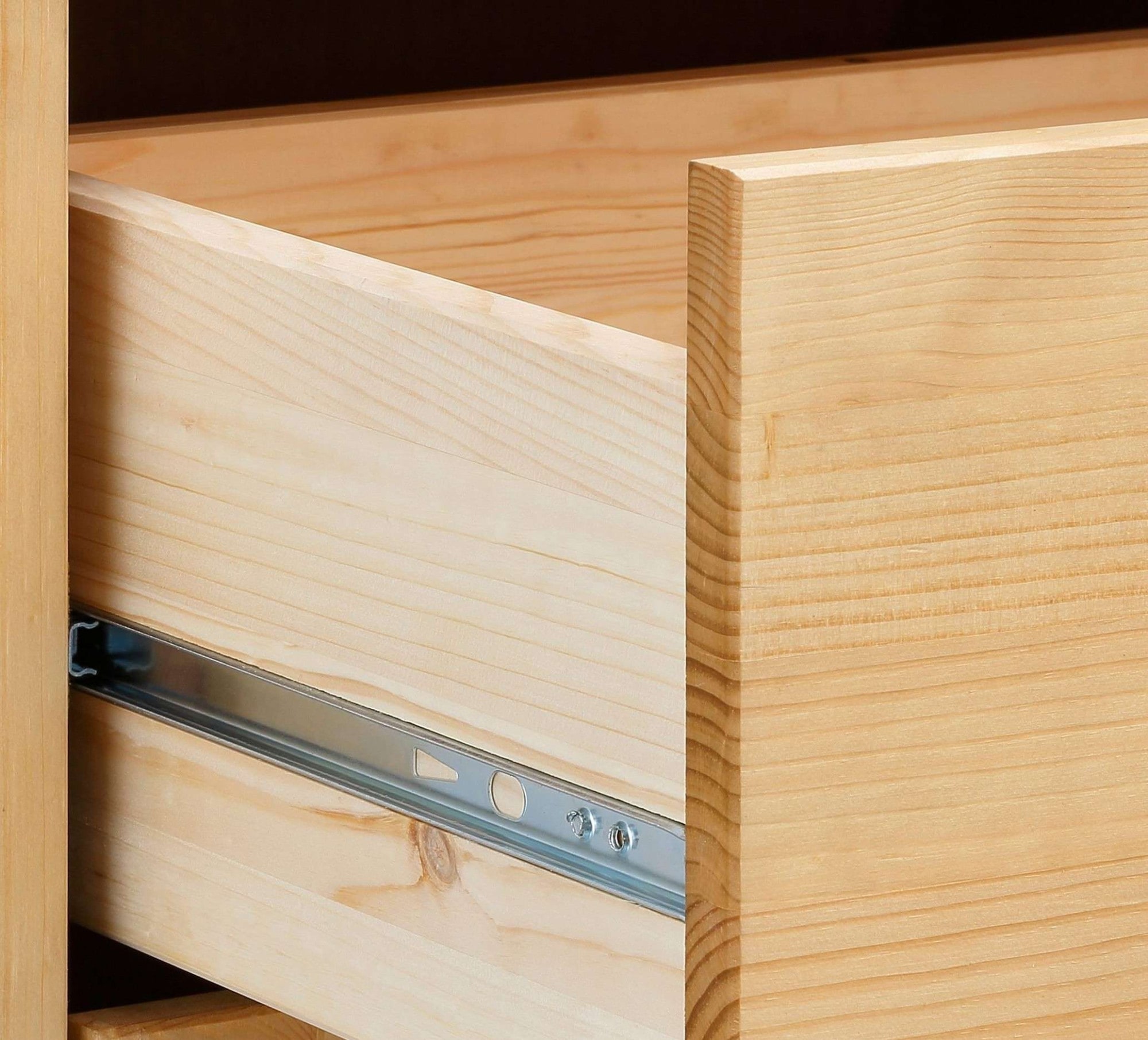 Home affaire Bücherregal »Soeren Regal mit 5 breiten Schubkästen in geteilter Optik« T/H: 80/29/220 cm, Kiefer FSC®-zertifiziert, elegante Metallgriffe