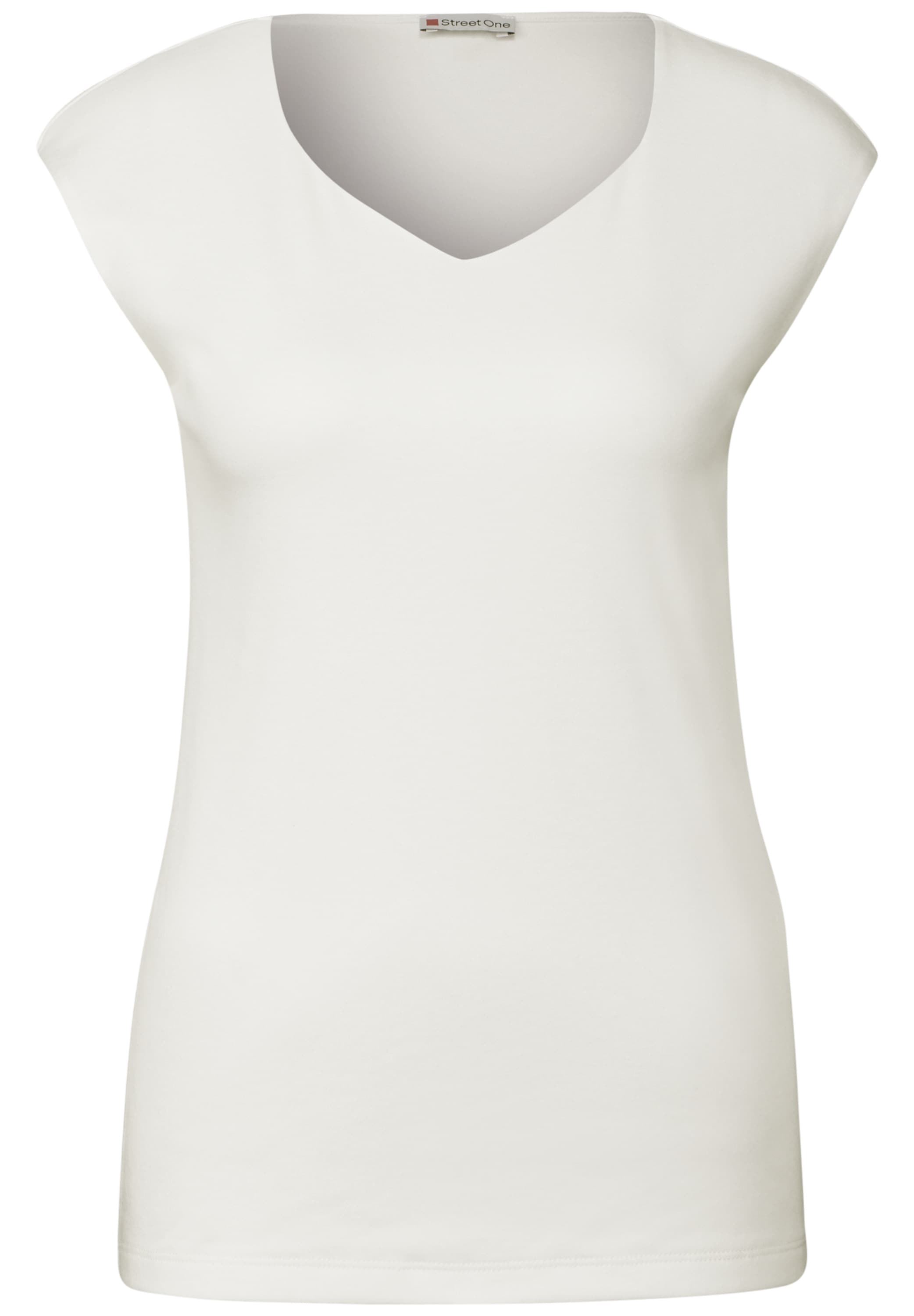 STREET ONE V-Shirt, doppellagig