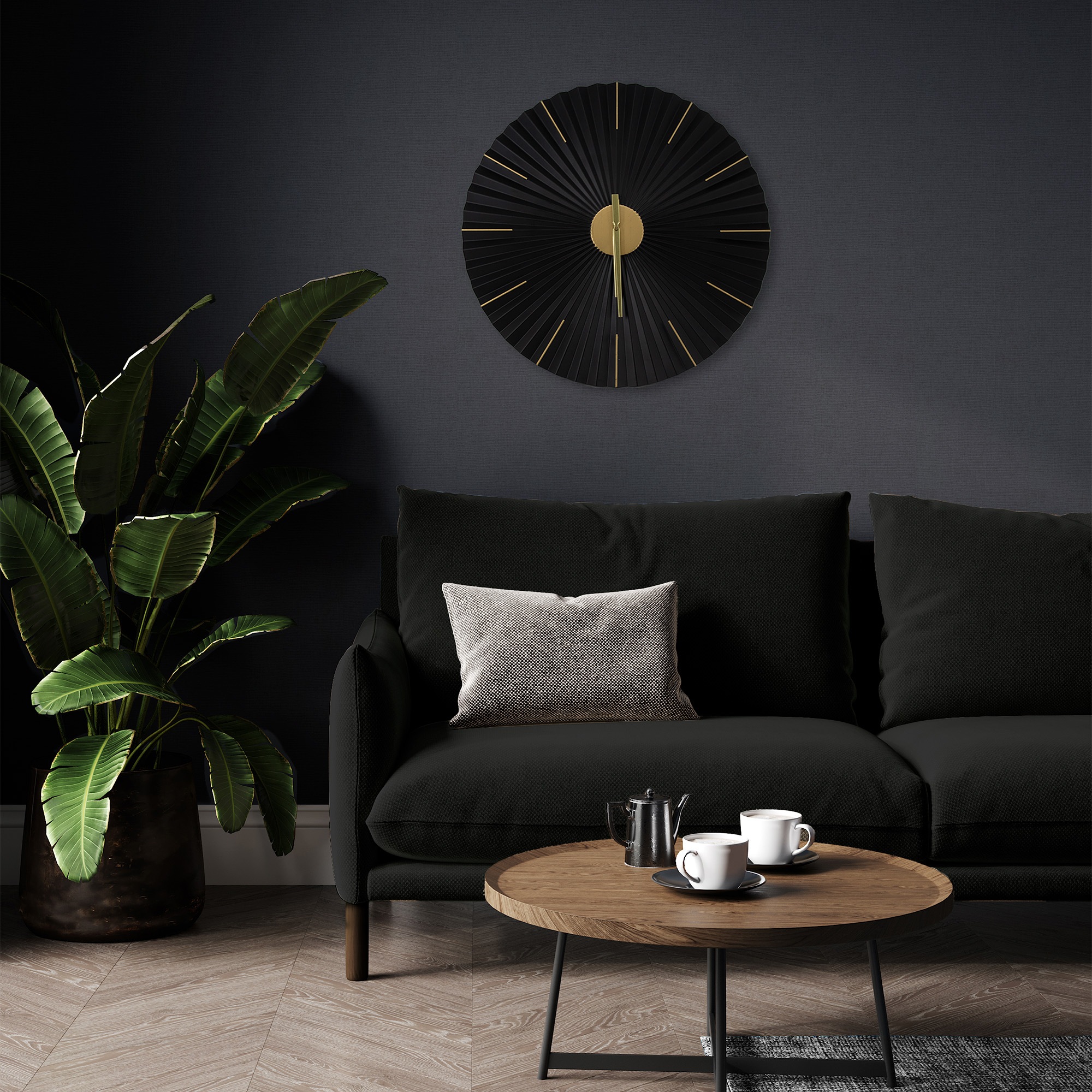 Art for the home Wanduhr »Origami«