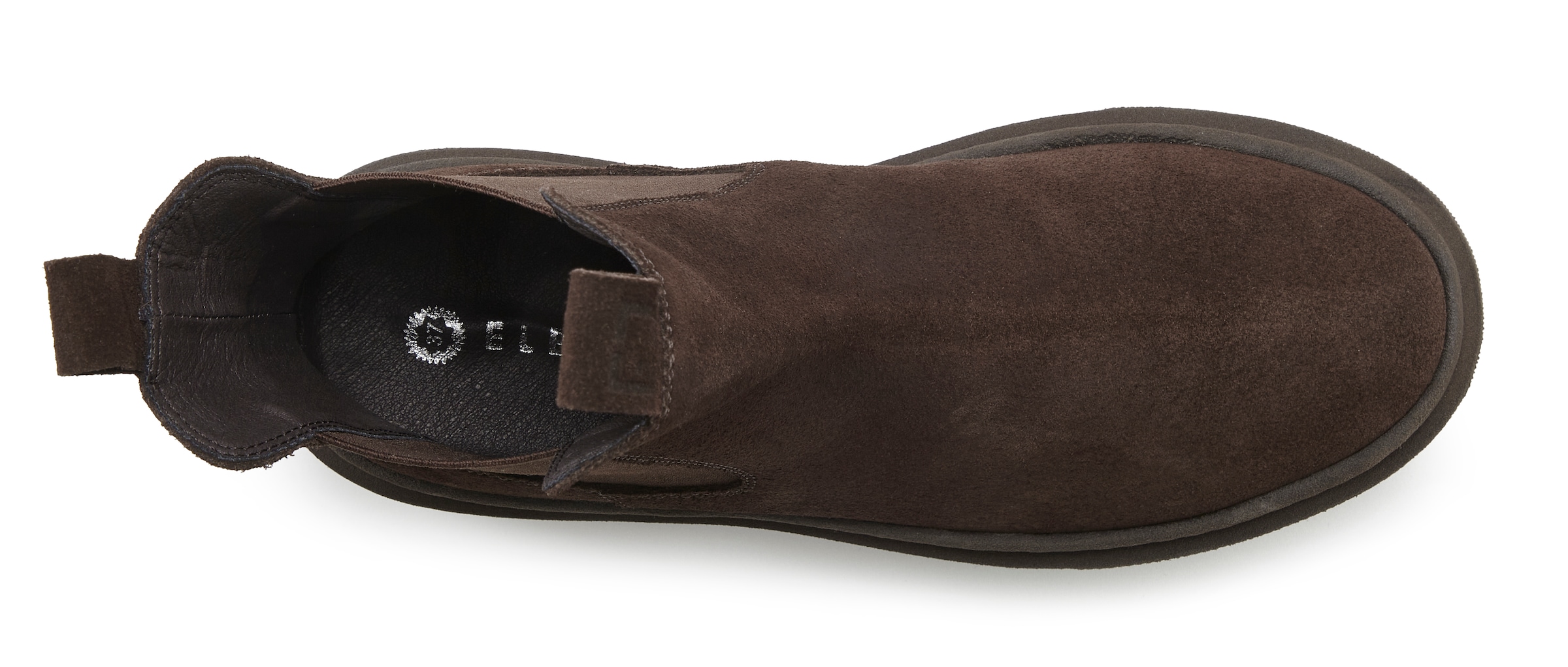 Elbsand Chelseaboots, Gefütterte Stiefelette, Schlupfstiefel aus Leder