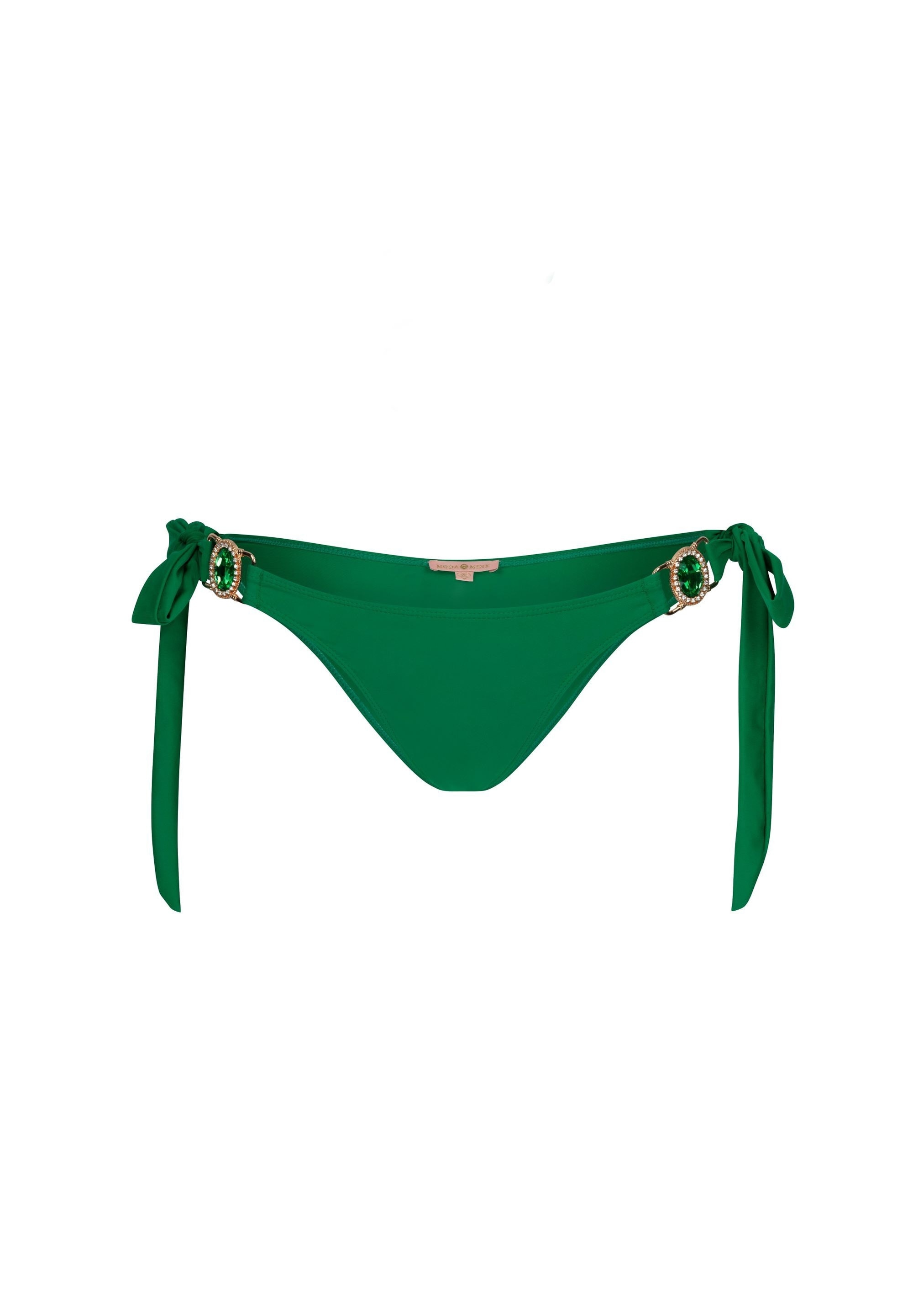 Moda Minx Bikini-Hose »Amour«, (1 St.), mit stilvollem Steinbesatz