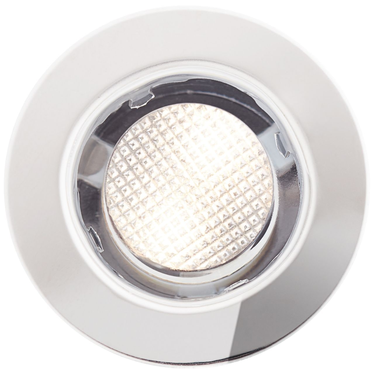 Brilliant LED Einbauleuchte »Cosa 30«, 10 warmweiß, 3 edelstahl flammig-flammig, Metall/Glas, bestellen lm, 35 | cm, Ø BAUR