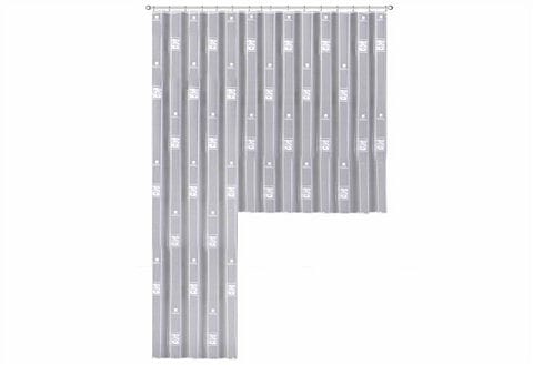 Weckbrodt Gardine »Alexa«, (1 St.), Jacquard, strukturiert,halbtransparent, Allover,Motiv, Bleiband, Store