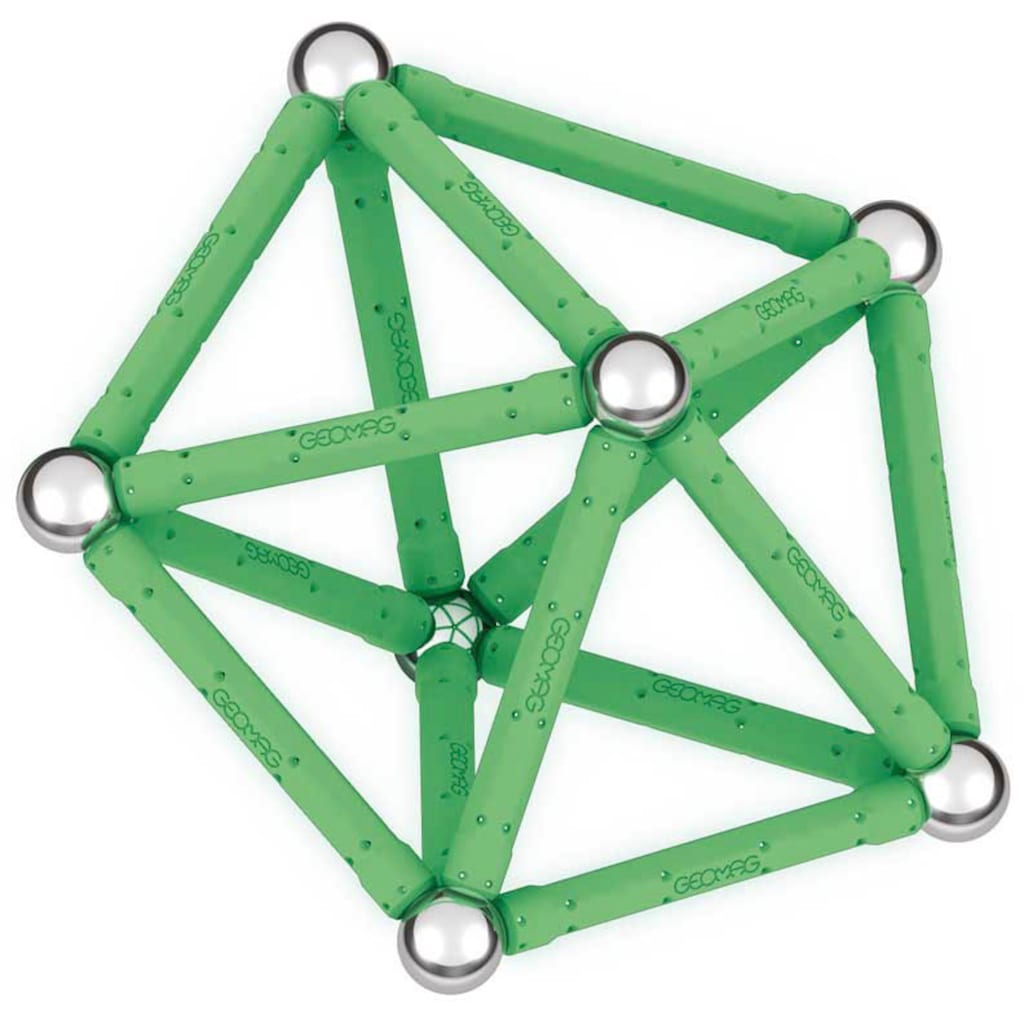 Geomag™ Magnetspielbausteine »GEOMAG™ Glow, Recycled«, (42 St.), aus recyceltem Material