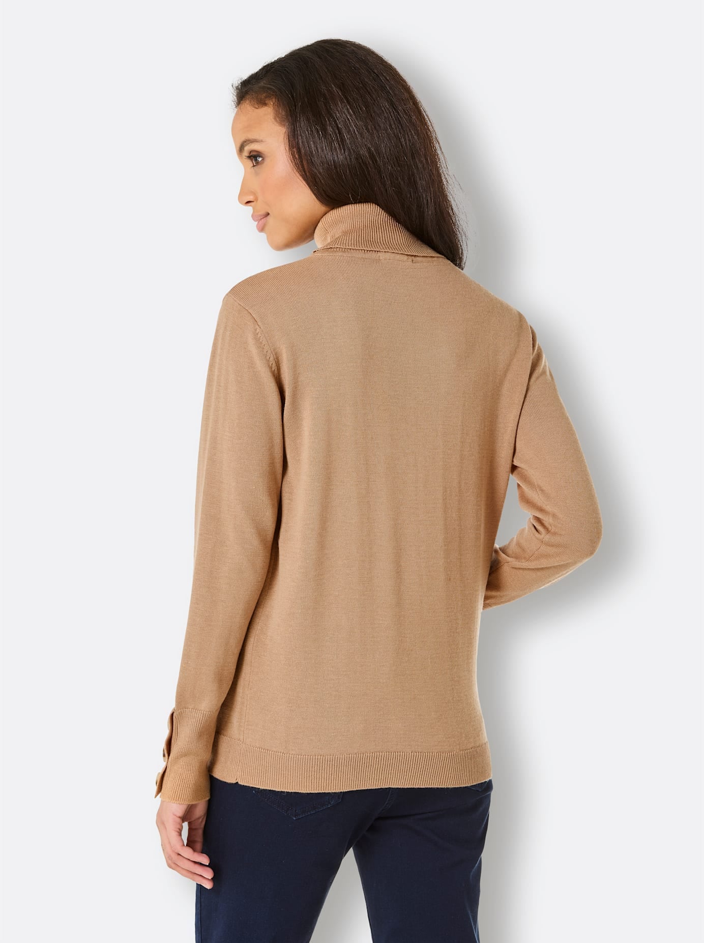 CREATION L PREMIUM Rollkragenpullover »Merino-Lyocell-Pullover«