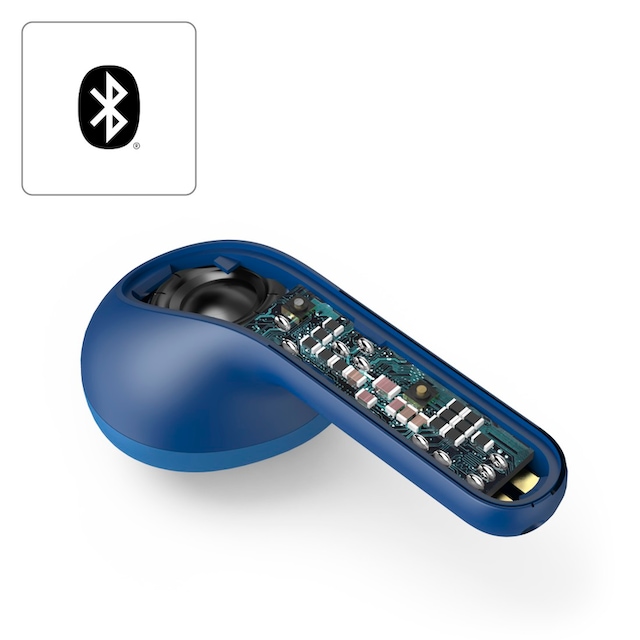 Hama Bluetooth-Kopfhörer »Bluetooth® Kopfhörer True Wireless, Earbuds,  Autopairing, Apple Siri«, A2DP Bluetooth-AVRCP Bluetooth-HFP-HSP-PBAP-SPP,  Freisprechfunktion-Sprachsteuerung, Google Assistant, Berührungssteuerung,  integriertes Mikrofon | BAUR