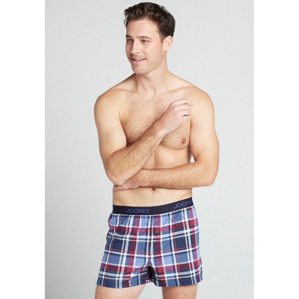 Jockey Boxershorts »Boxer Knit«, (Packung, 2 St.)