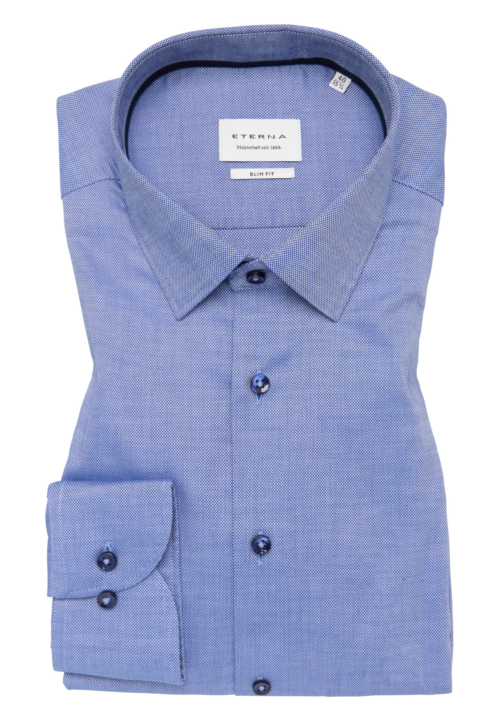Eterna Langarmhemd »SLIM FIT«, NON IRON (bügelfrei)