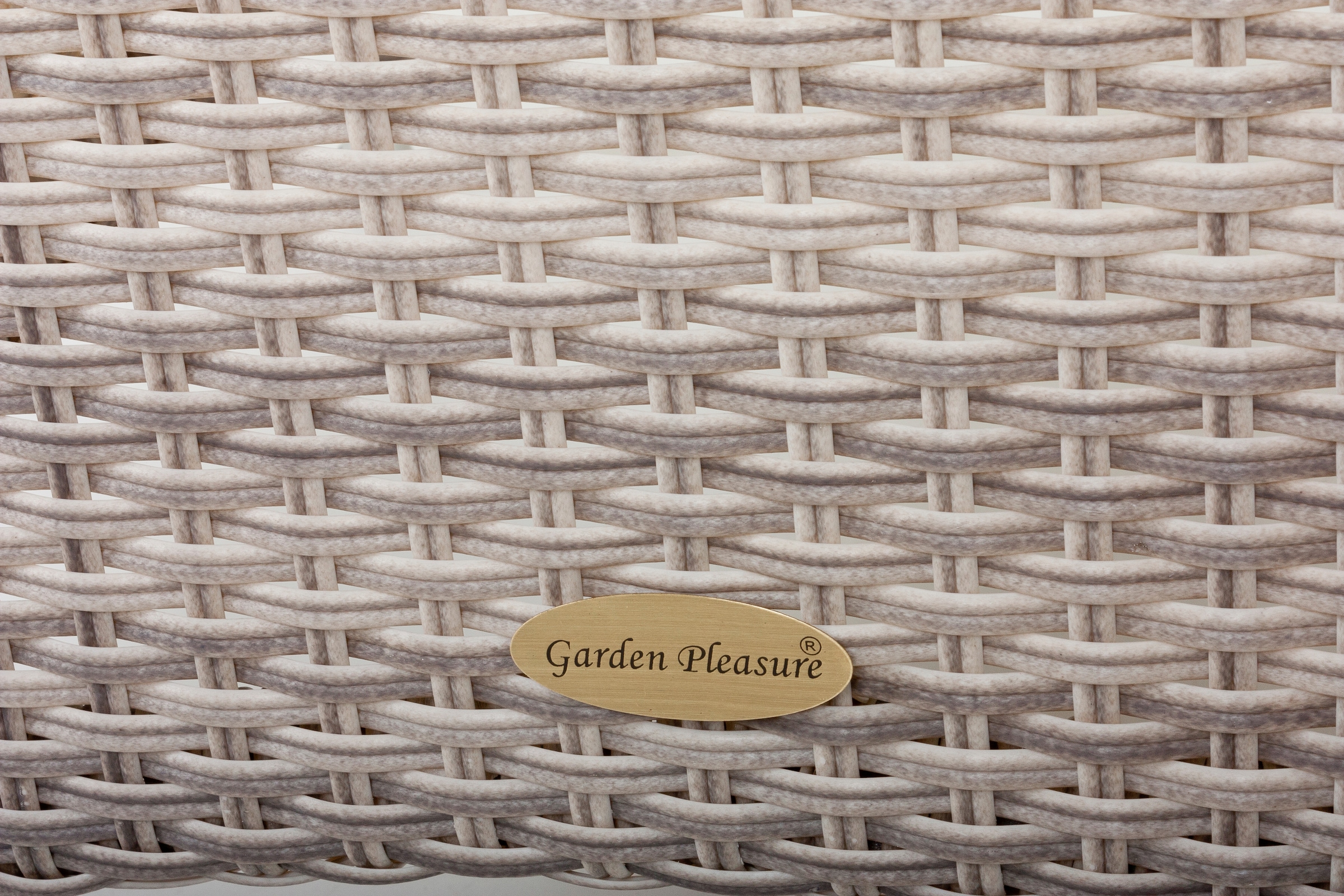 Garden Pleasure Garten-Essgruppe »DIJON«, (3 tlg.), mit robustem Glastisch, inkl. Auflagen