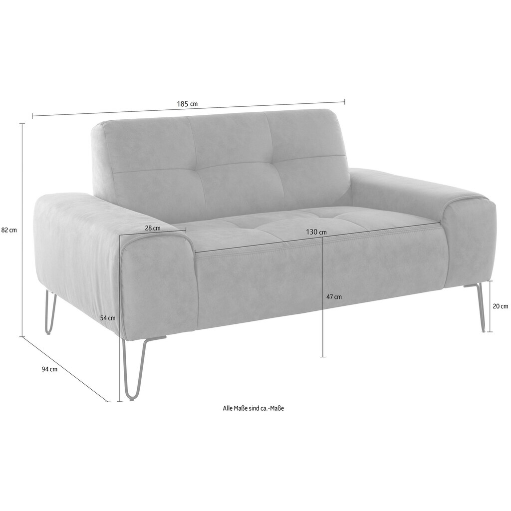 exxpo - sofa fashion 3-Sitzer »Taranto«