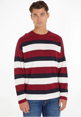 TOMMY HILFIGER Streifenpullover »STRUCTURED pasikarto...