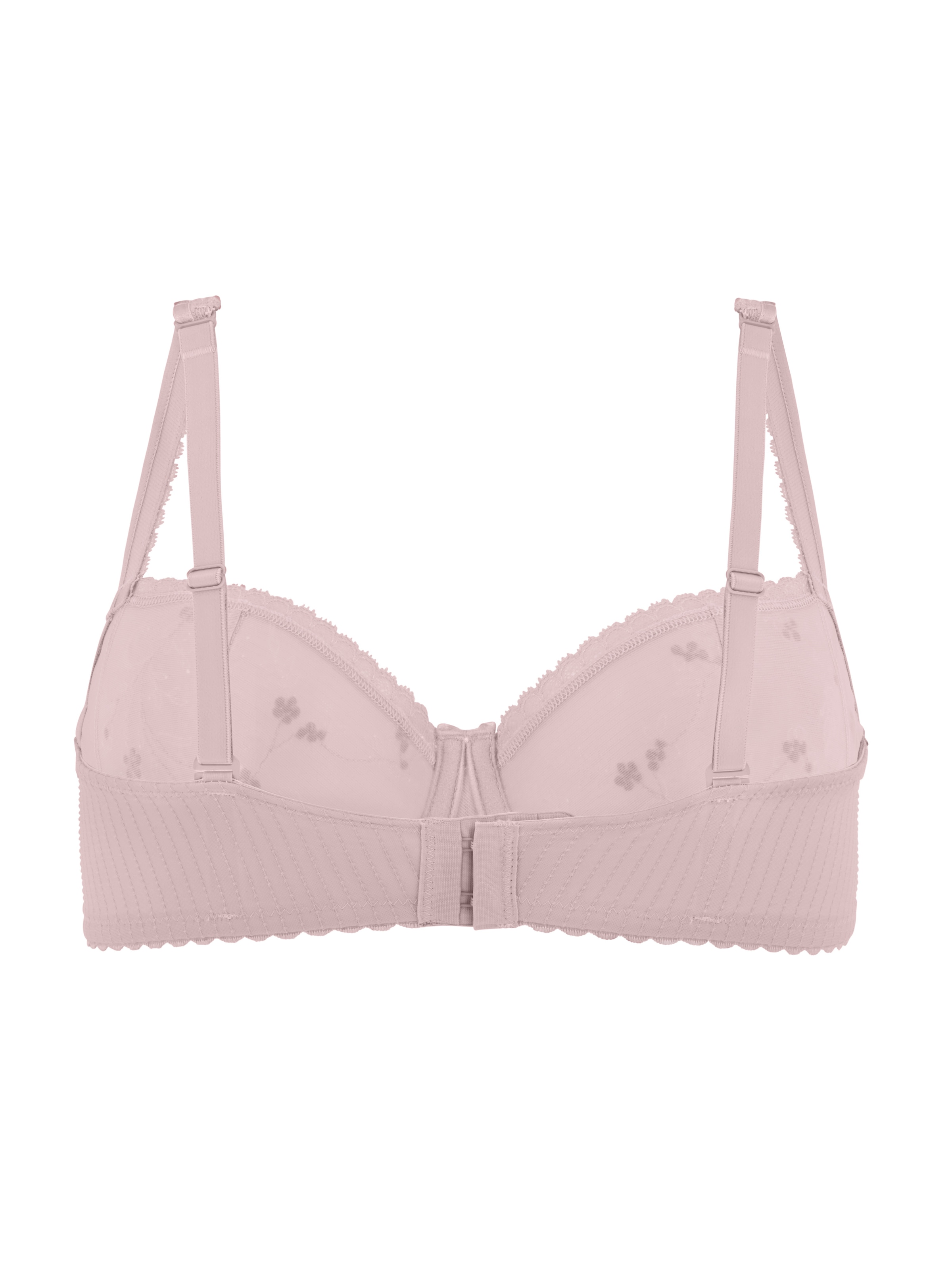 Conturelle Balconnet-BH »Mille Fleurs«, Dekorativer Außenträger ist elastisch und längenverstellbar
