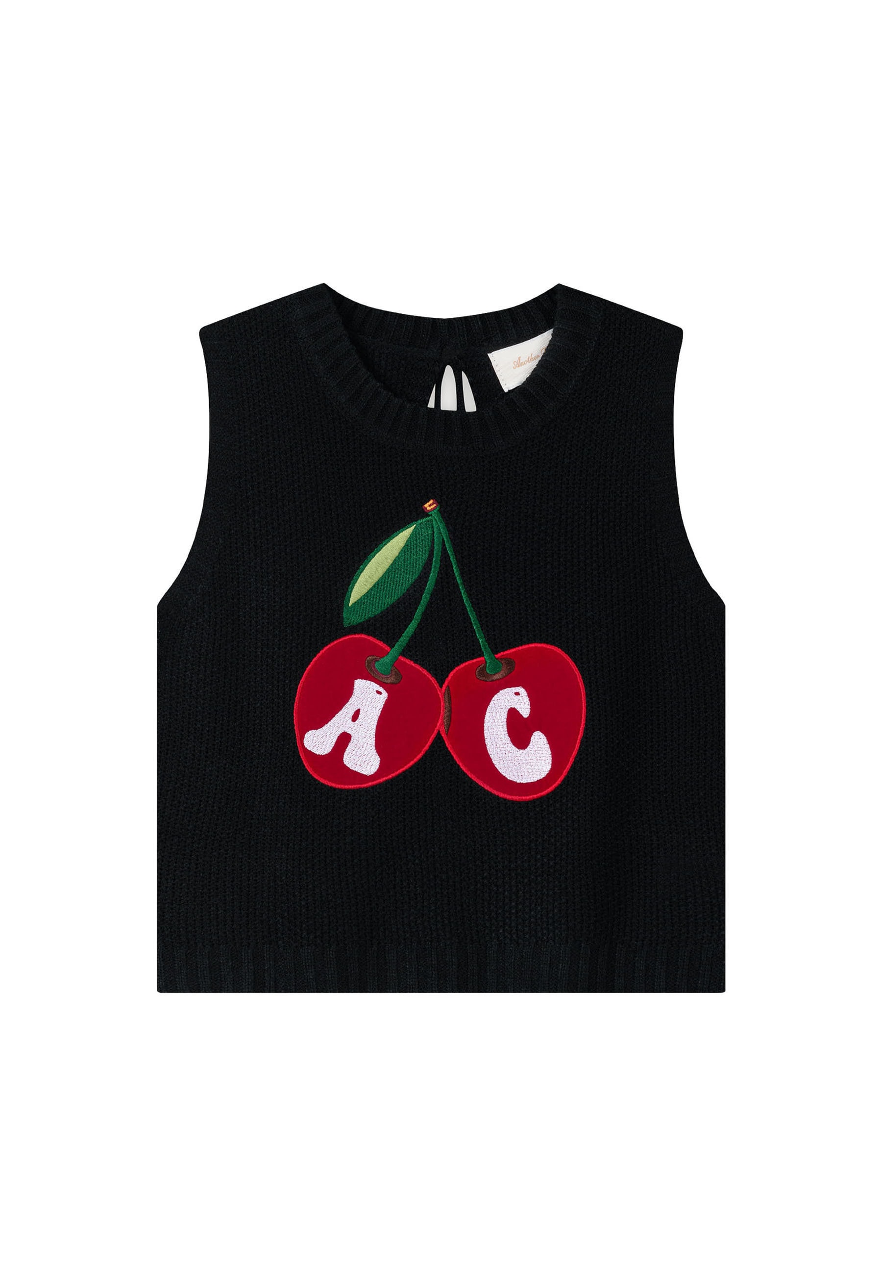 Another Cotton Lab Strickweste "Another Cotton Lab Cherry WMN Knit Vest"