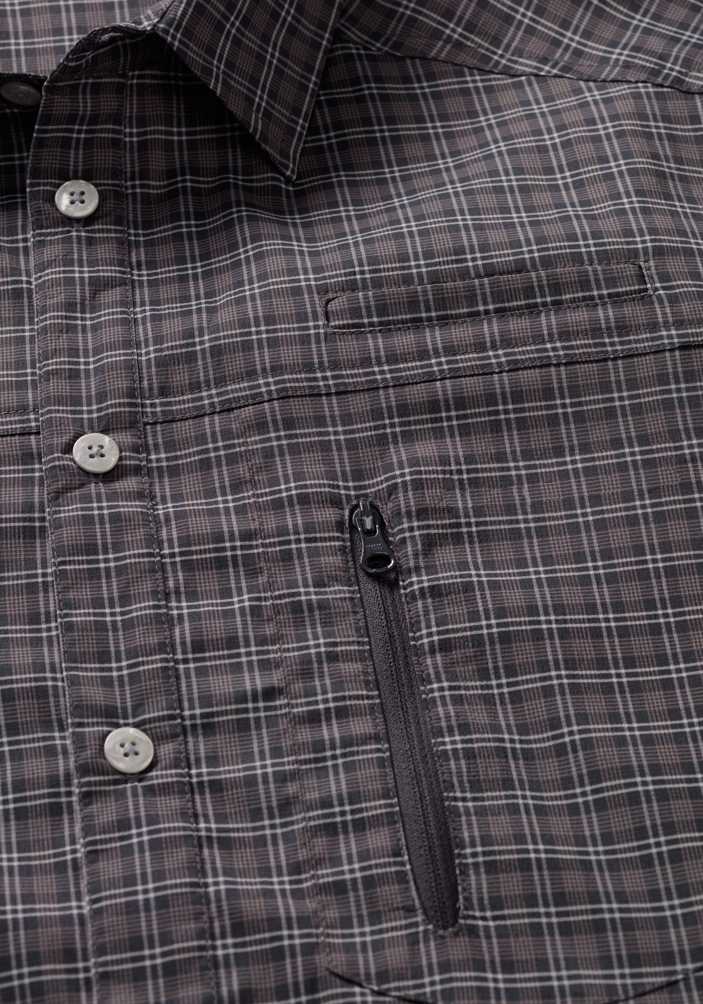 Maier Sports Funktionshemd "Mats L/S" Herren Hemd langarm, karriertes Freiz günstig online kaufen