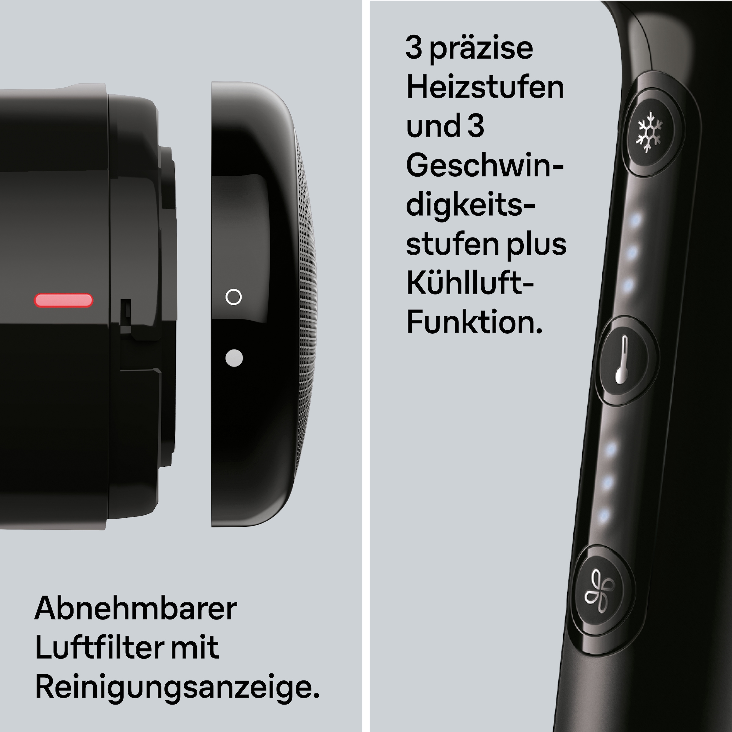 Braun Haartrockner »HD4.1, mit Ionen, Föhn mit Aufsatz, BRHD410E« 2.100 W 1 Aufsätze 2100W, HTDC-Motor, Super IONTEC Technologie, ohne Hitzeschäden