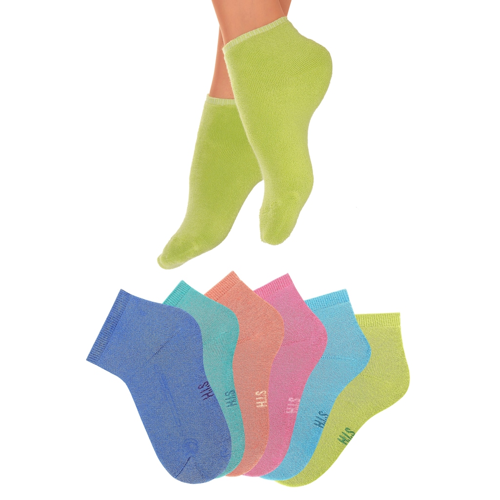 H.I.S Kurzsocken, (Set, 6 Paar)