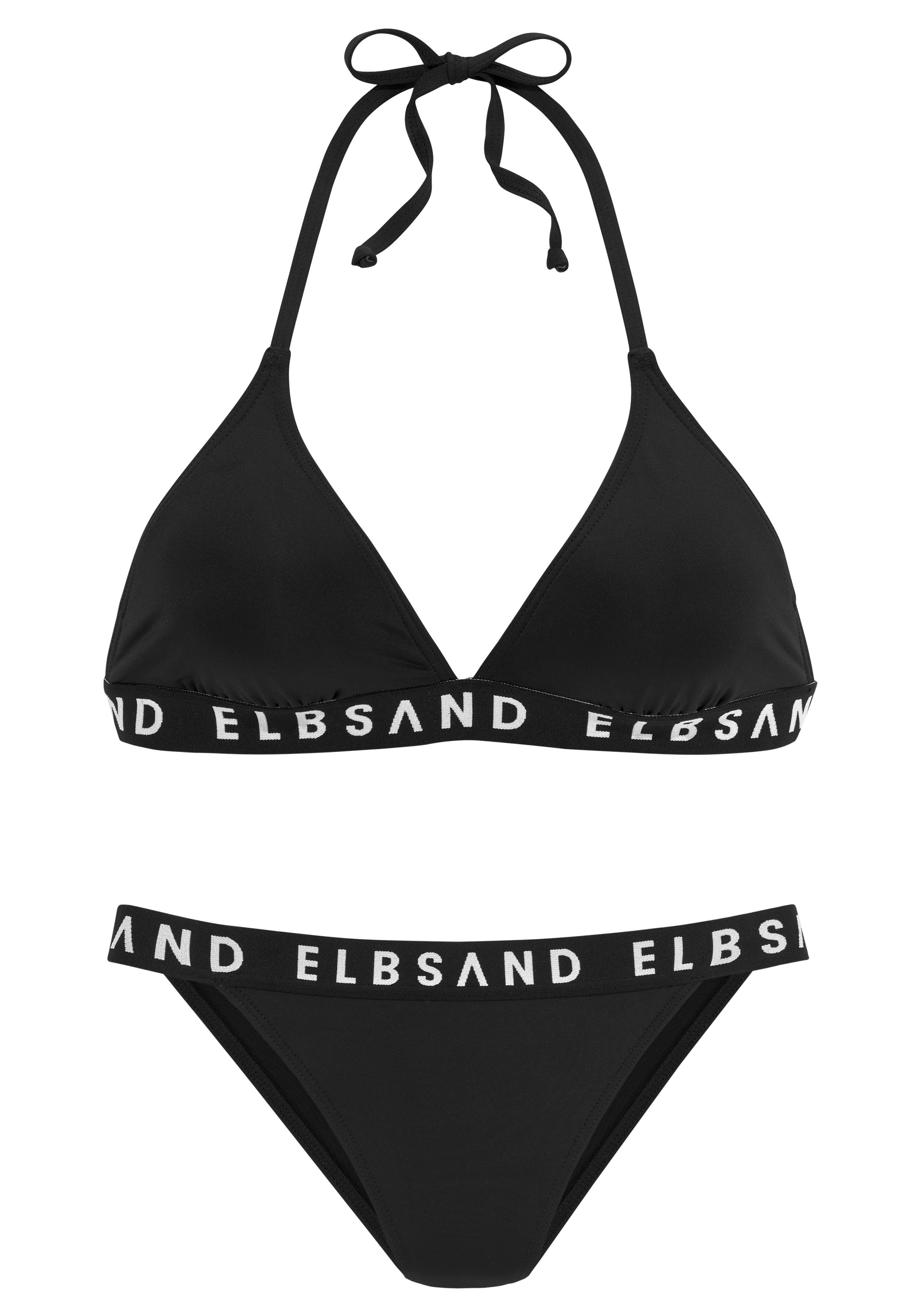 Elbsand Triangel-Bikini, mit Markenschriftzügen in Kontrastfarbe günstig online kaufen