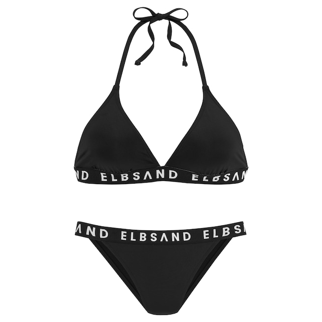 Elbsand Triangel-Bikini, mit Markenschriftzügen in Kontrastfarbe online  bestellen | BAUR