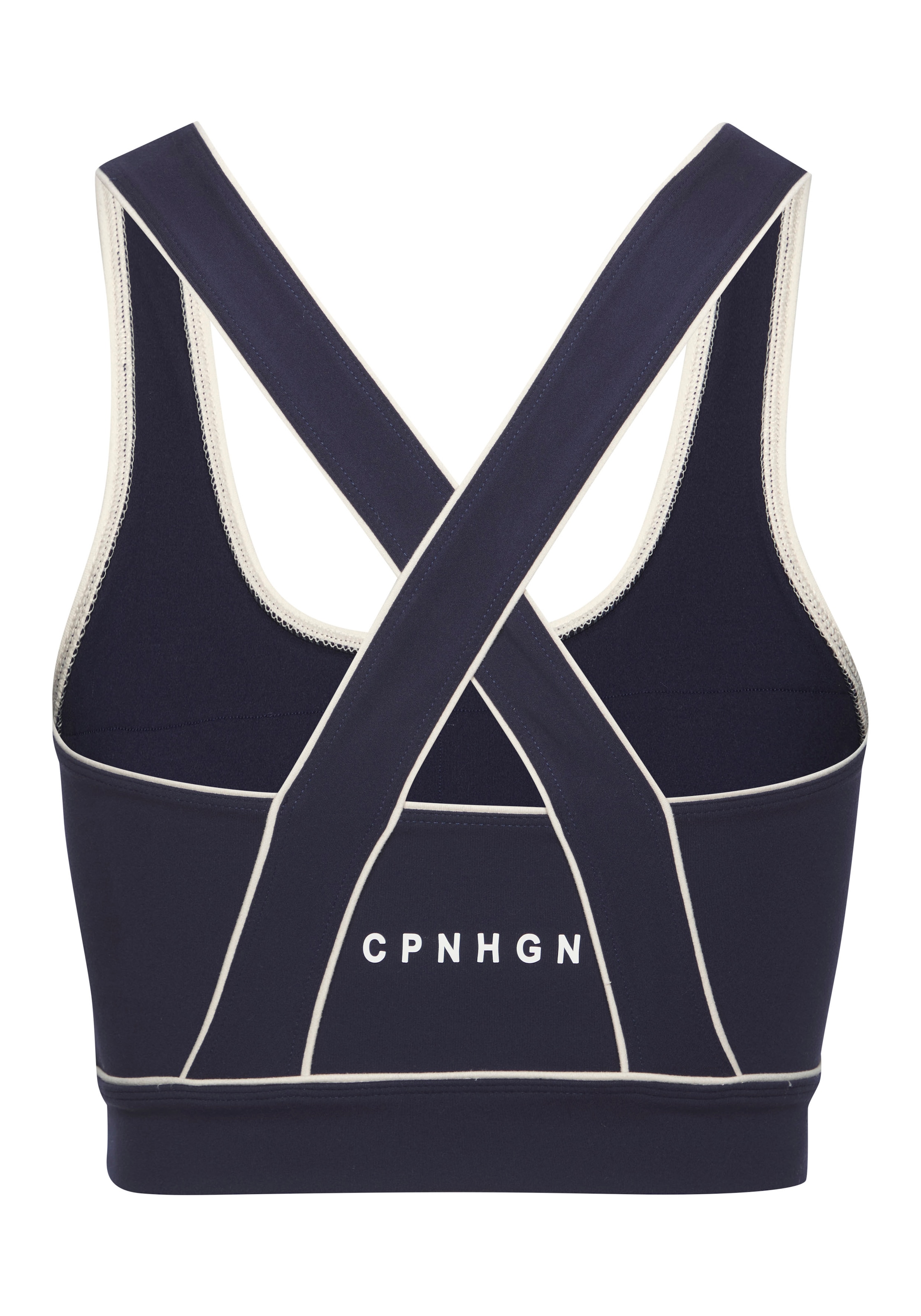 Copenhagen Studios Crop-Top, mit überkreuzten Trägern im Rücken