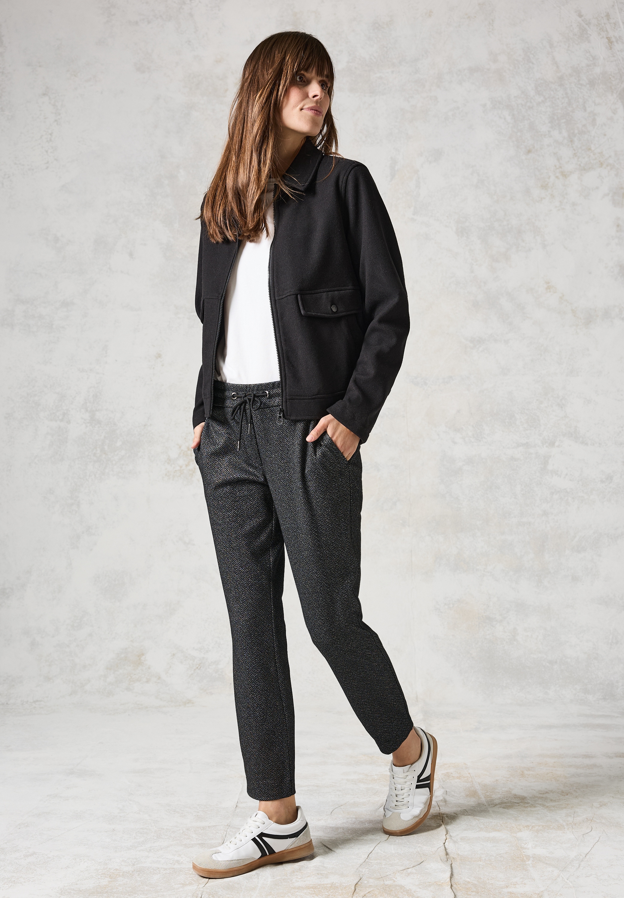 Cecil Stoffhose  Middle Waist