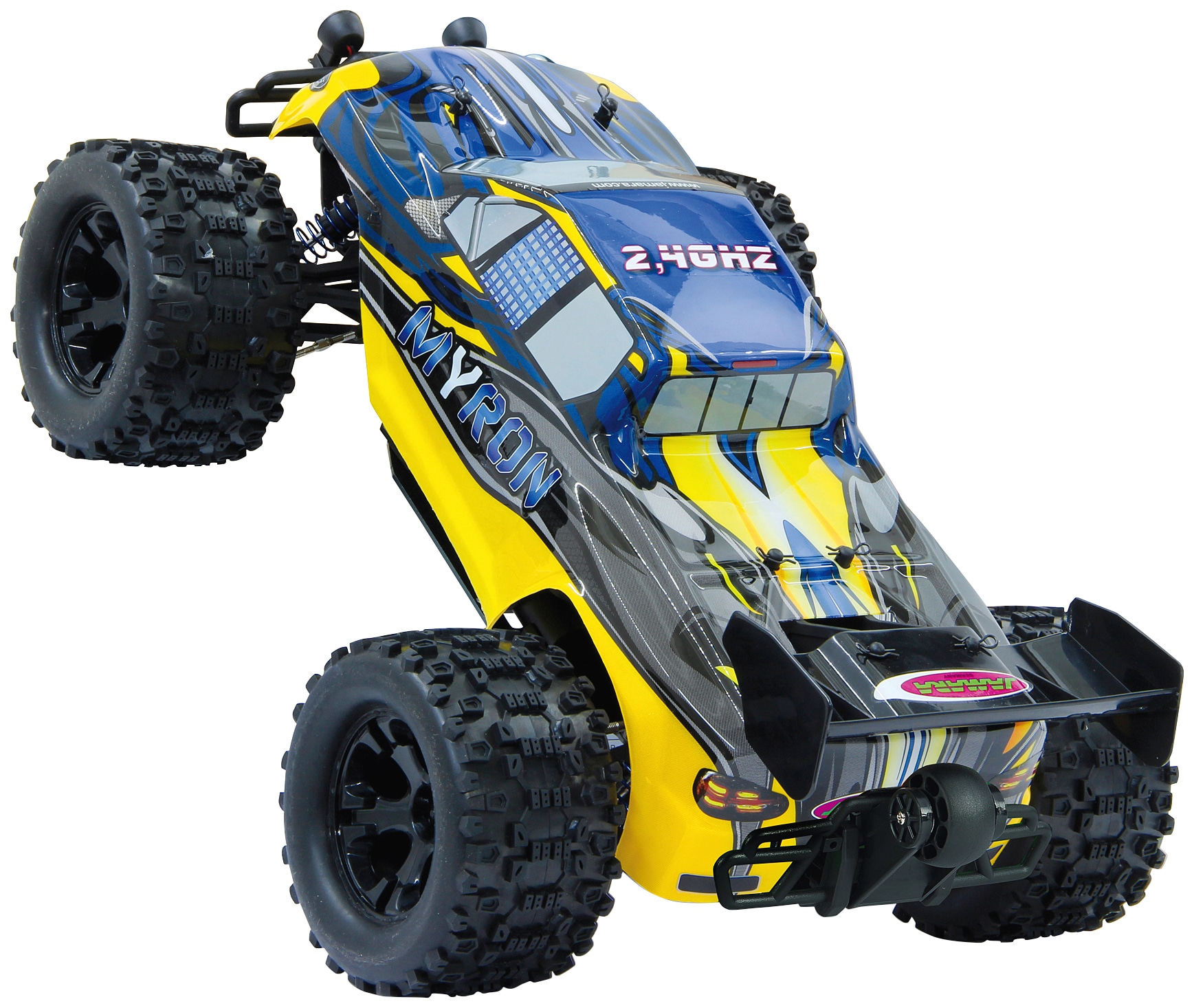 Jamara RC-Monstertruck »Myron Monstertruck BL 4WD«, 1:10, 2,4 GHz, mit LED