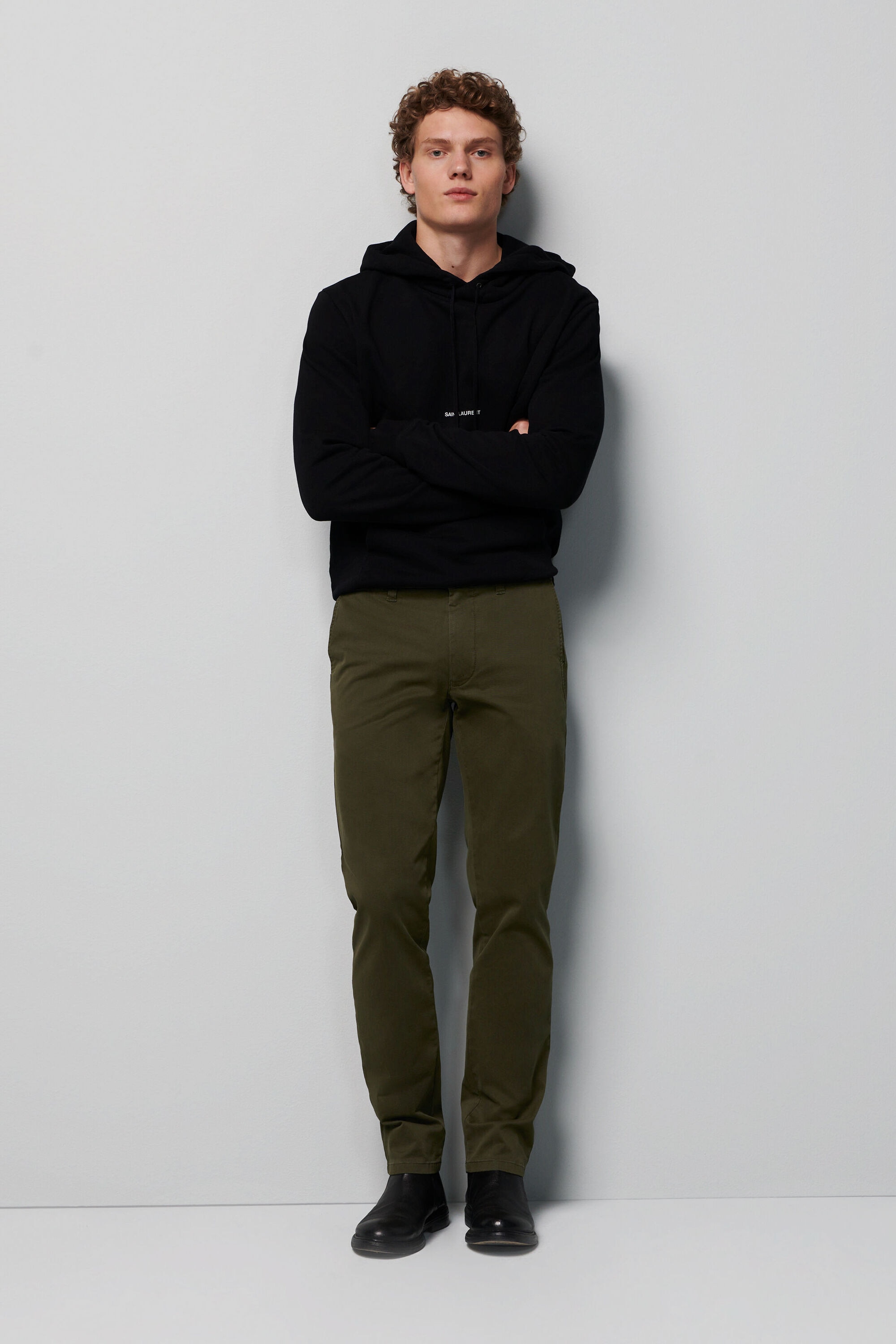MEYER Chinos »M5 Chino«, im unifarbenen Design