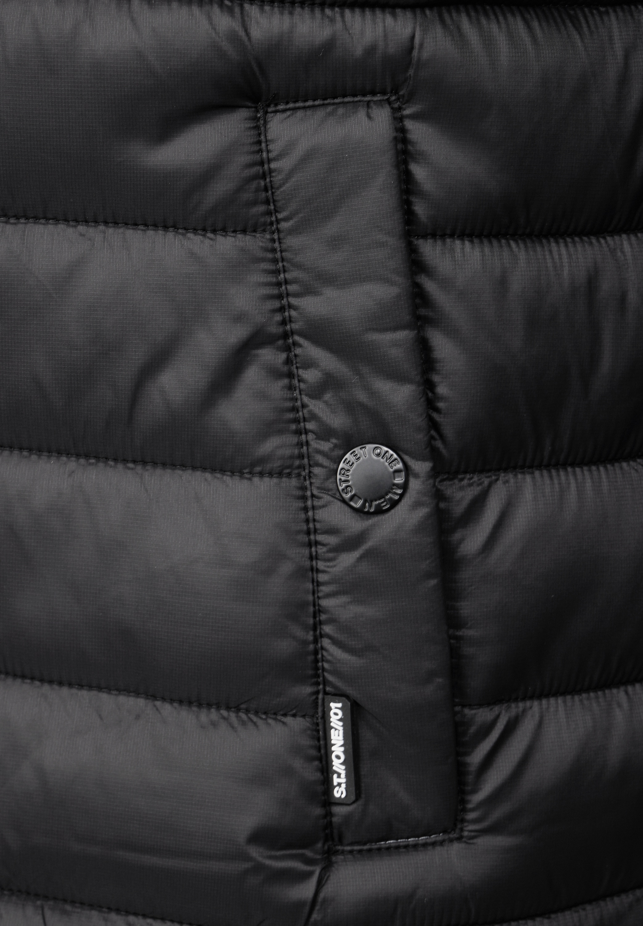 STREET ONE MEN Steppjacke, ohne Kapuze, in Unifarbe